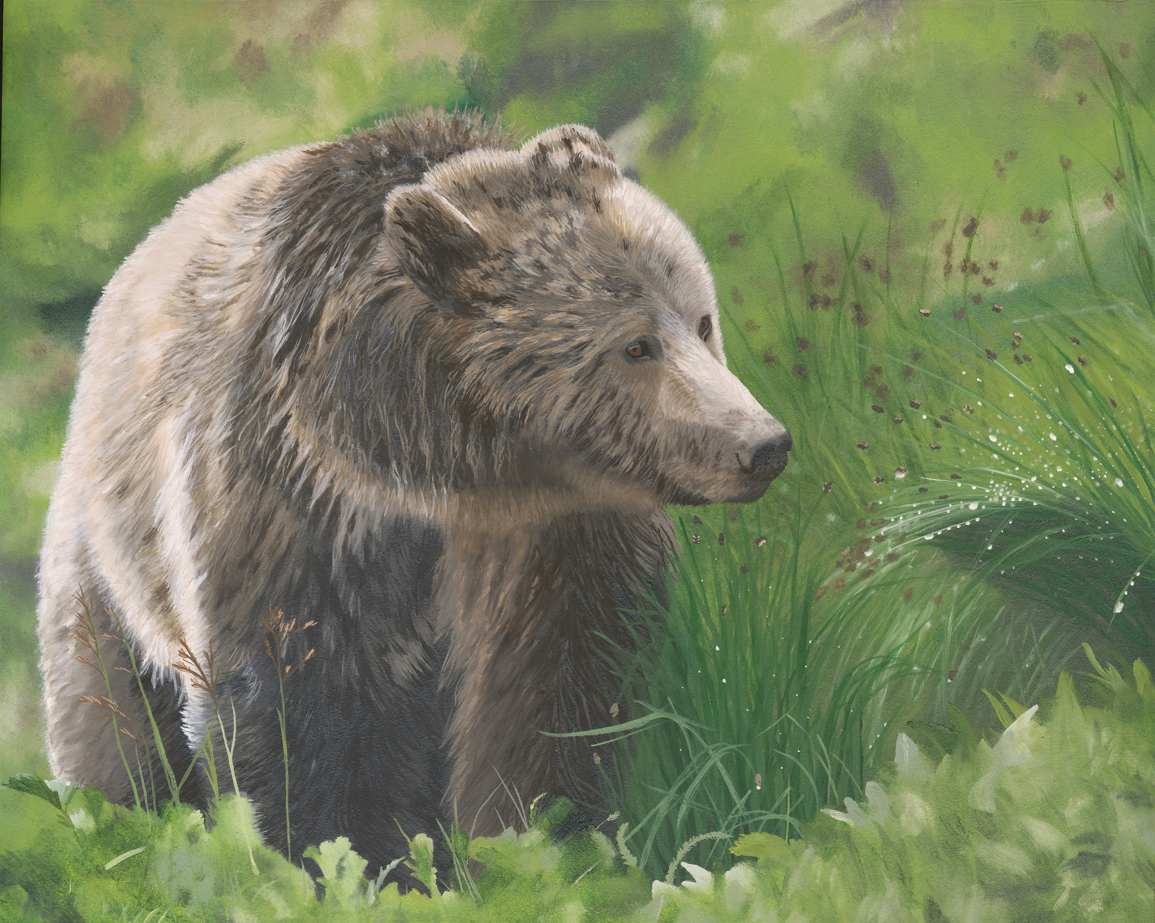 SOLD, Raspberry, Oil on Panel, 16x20 inches