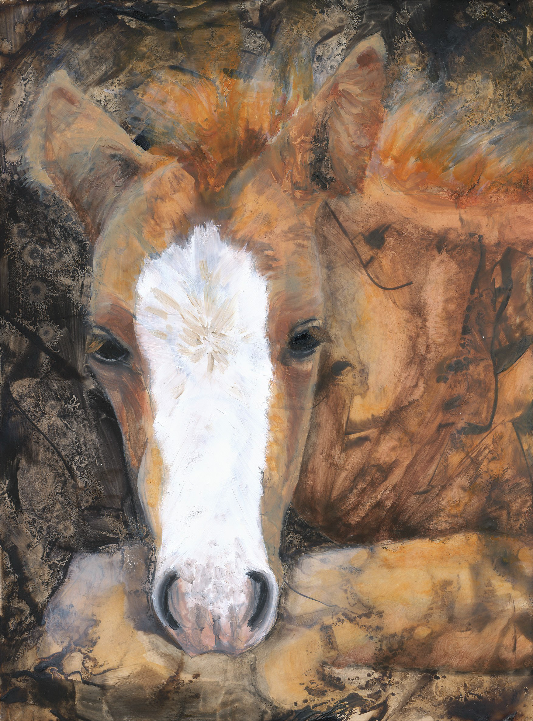 Whisky, Oil on Panel, 8x6 inches