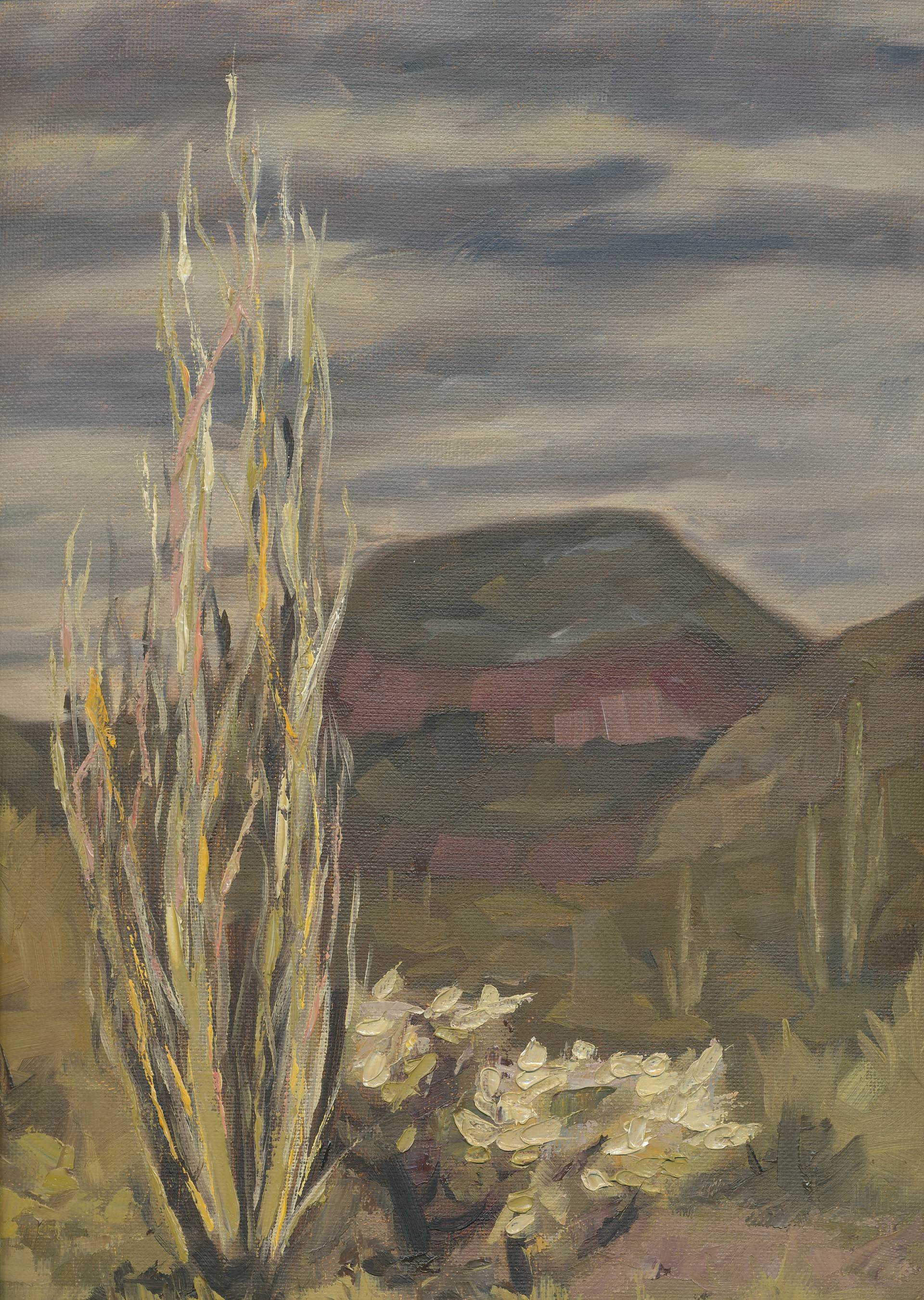 Cactus Symphony, Oil, 12x9 inches, $350