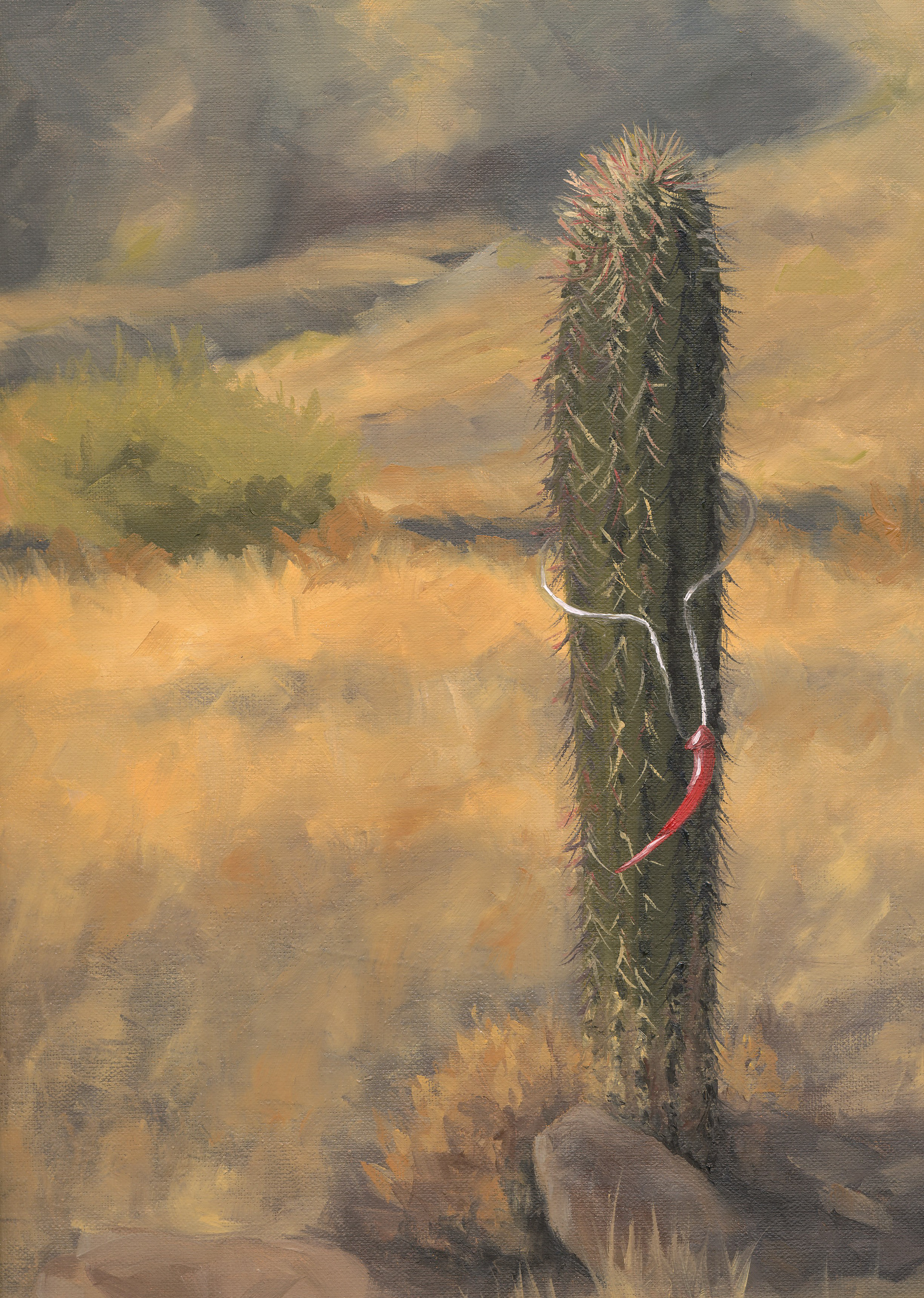 Relocate, Oil, 12x9 inches, $350