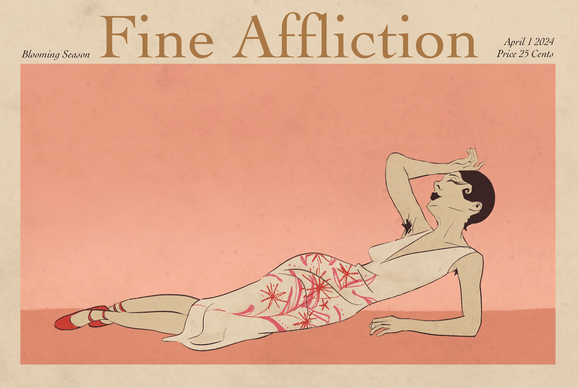 fine affliction magazine cover | procreate