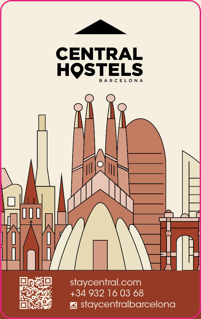 Barcelona Keycard Dieline