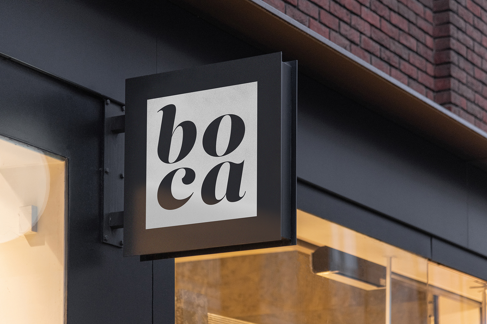 Boca Restaurant Signage