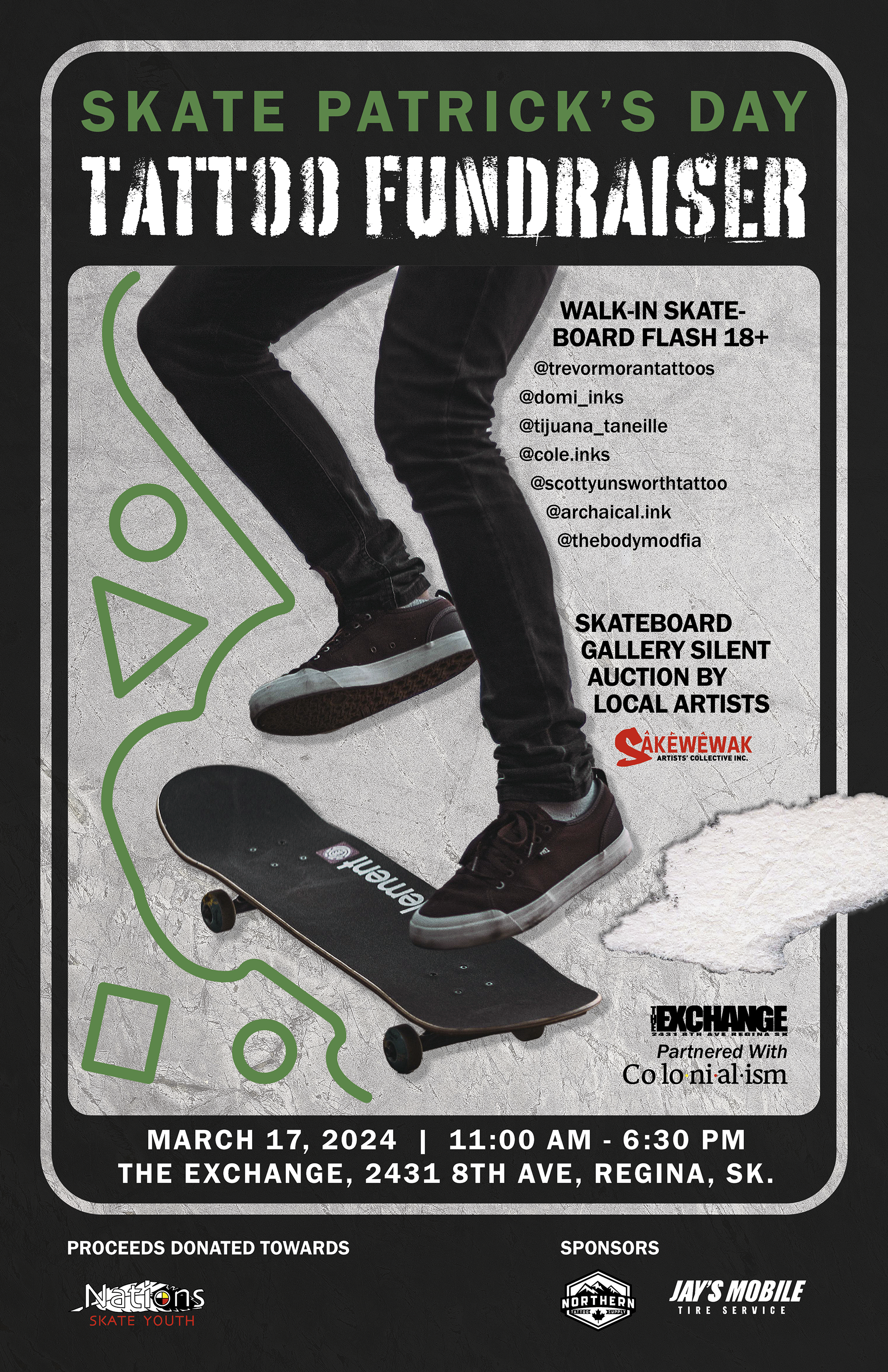 Poster for Tattoo Fundraiser