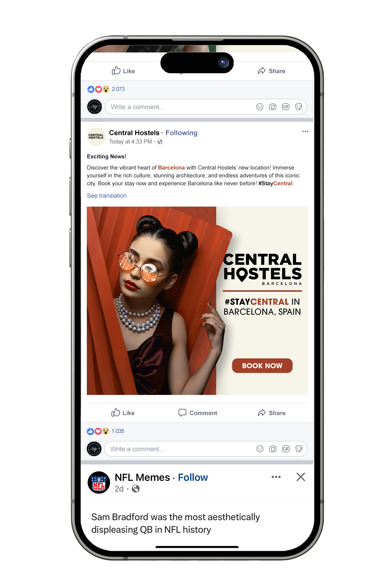 Digital Ad on Facebook