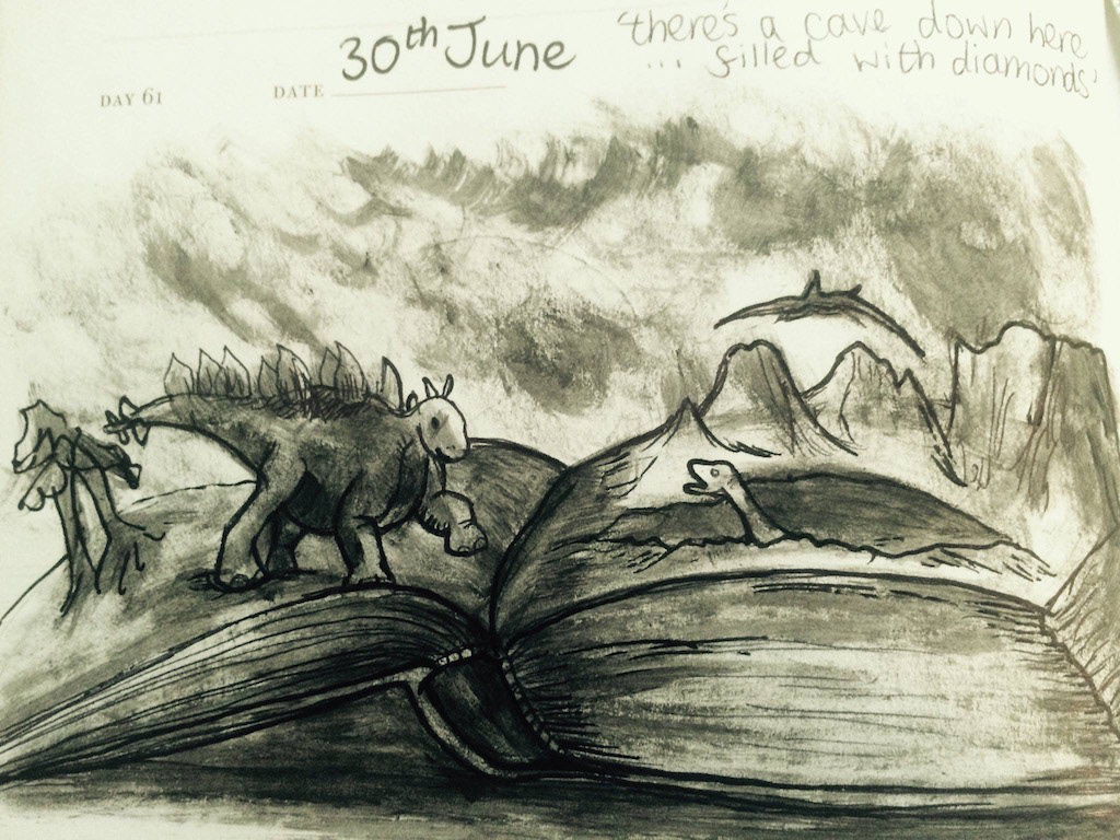 There's A Cave Down Here... Filled With Diamonds