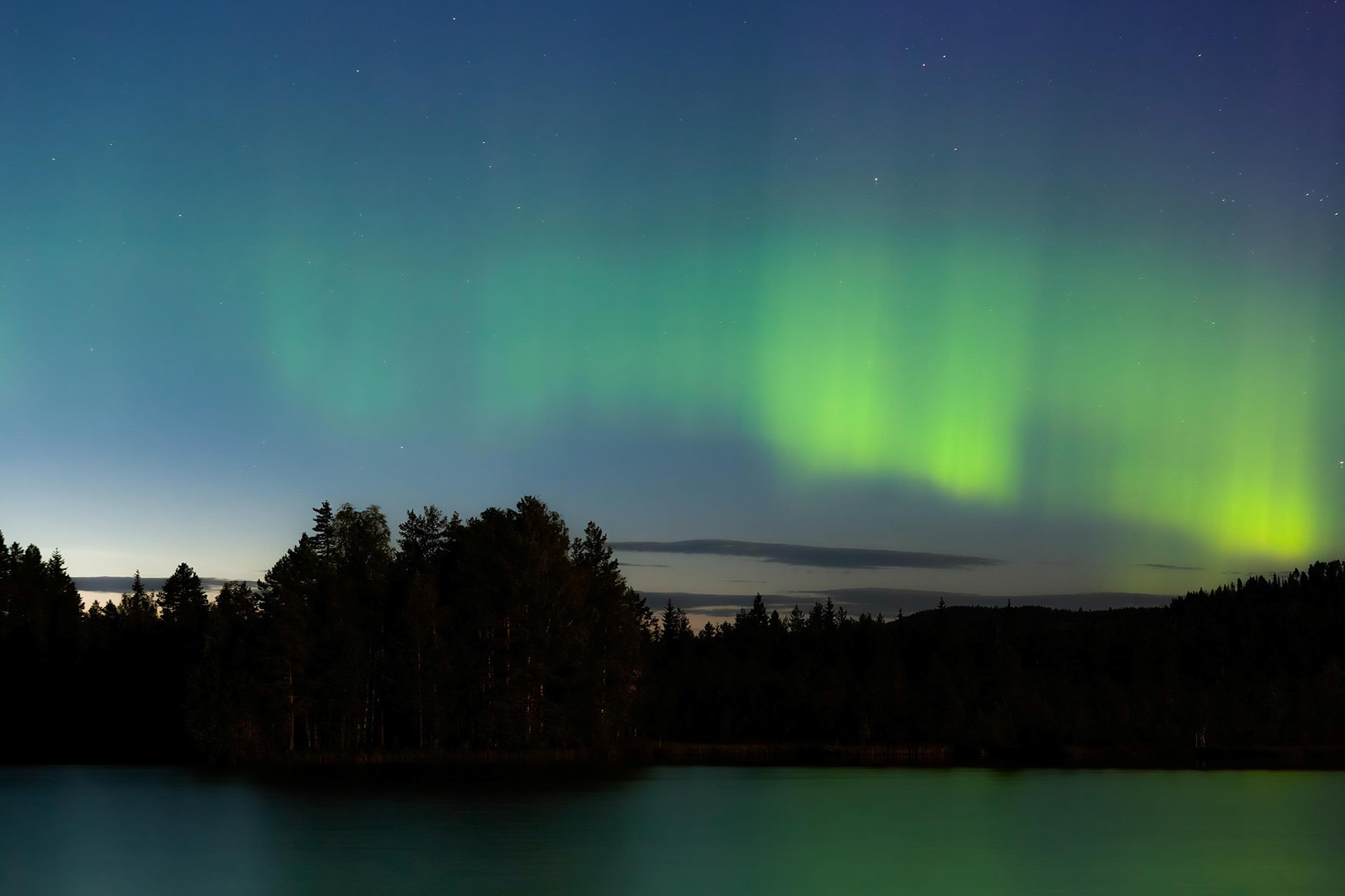 Zweden noorderlicht