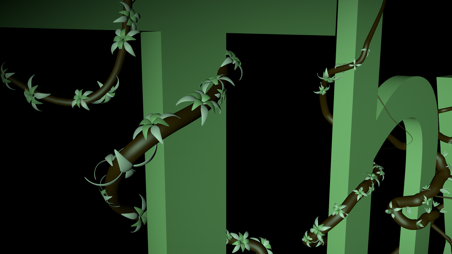 Close up render of "THYME"