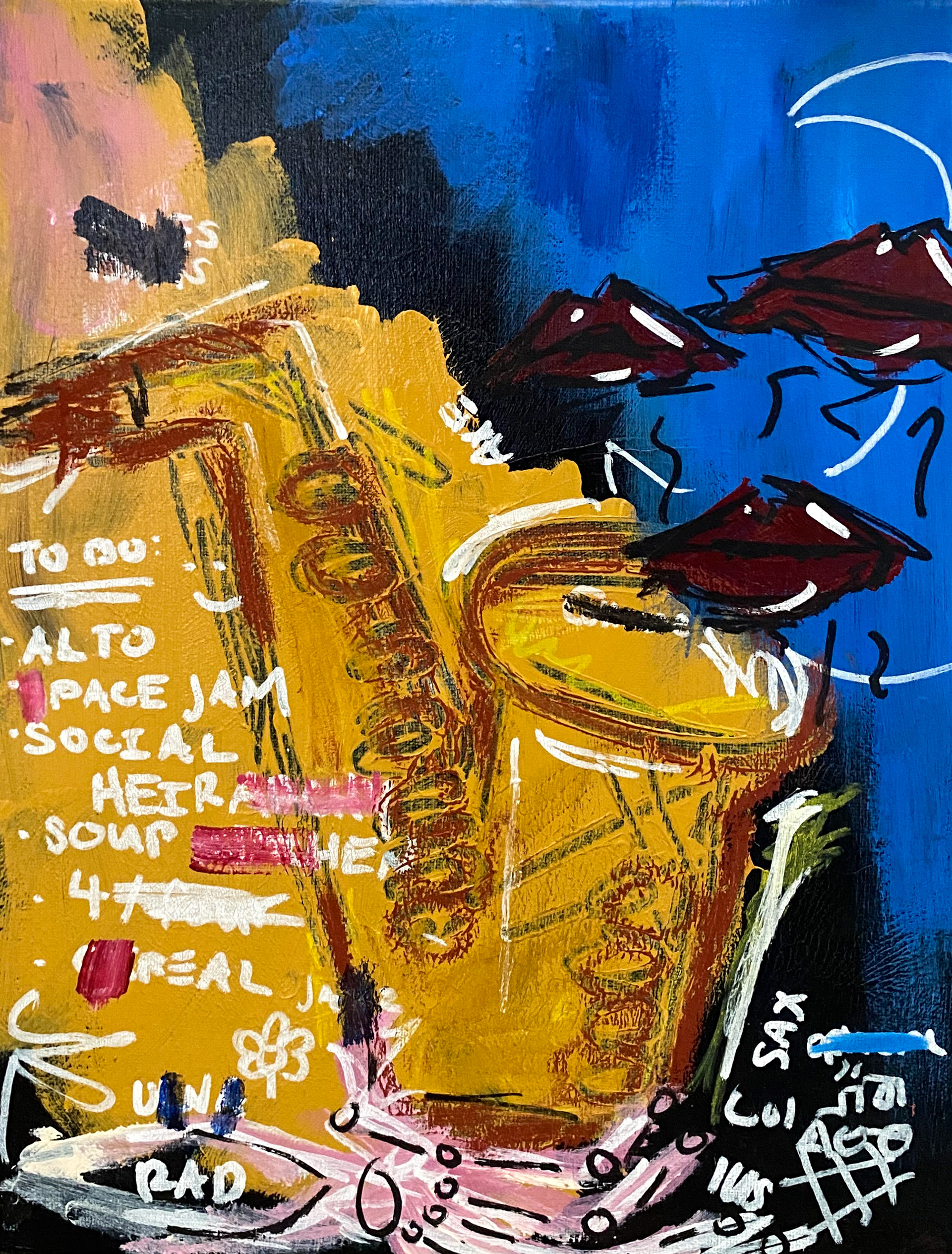 Acrylic & Pastel Canvas
