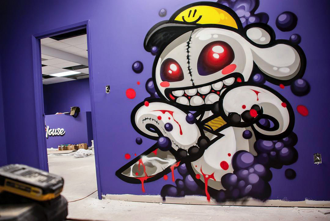 The killer bunny - Graffiti Art (2016)