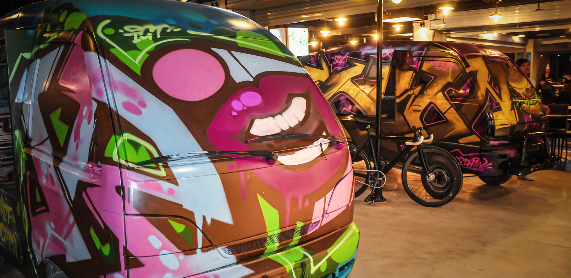 Graffiti Vans - Installation art (2011)