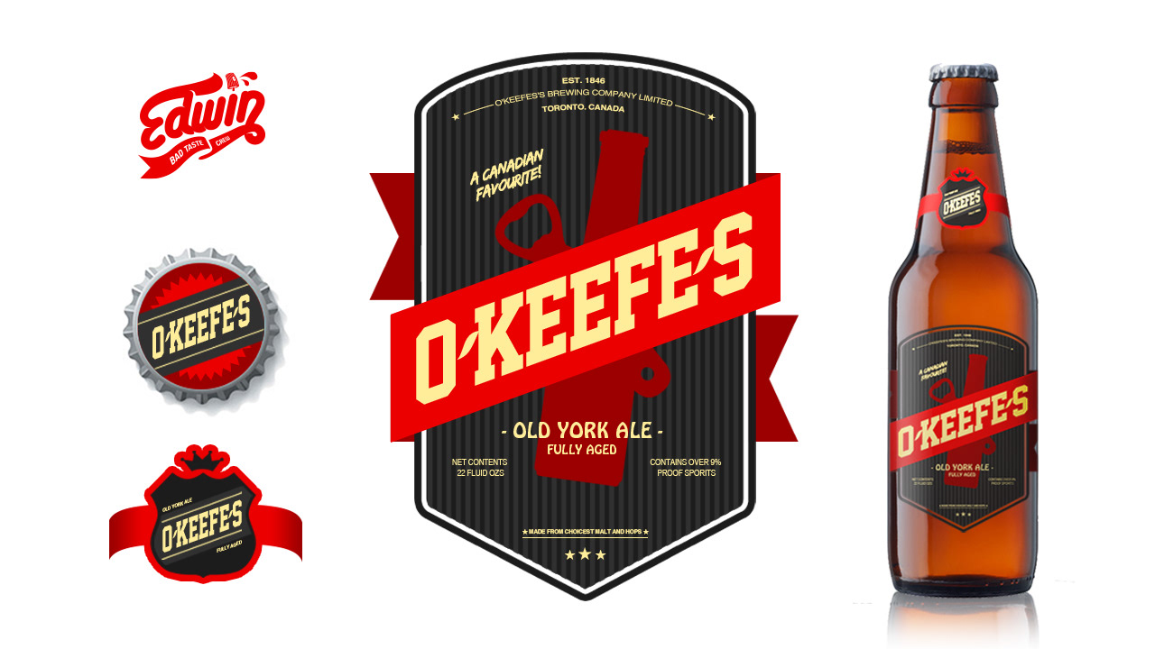 The O'keefe's Beer lable (2013)
