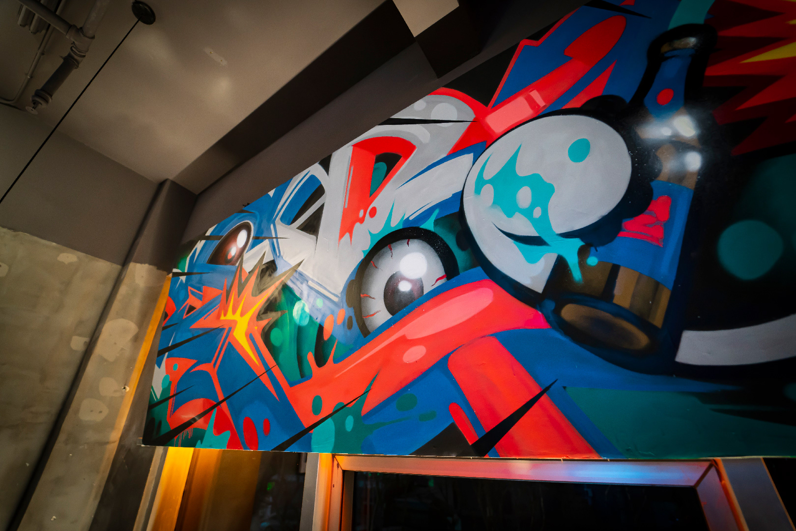 Freestyle Graffiti Art - Canvas Painting (2022)