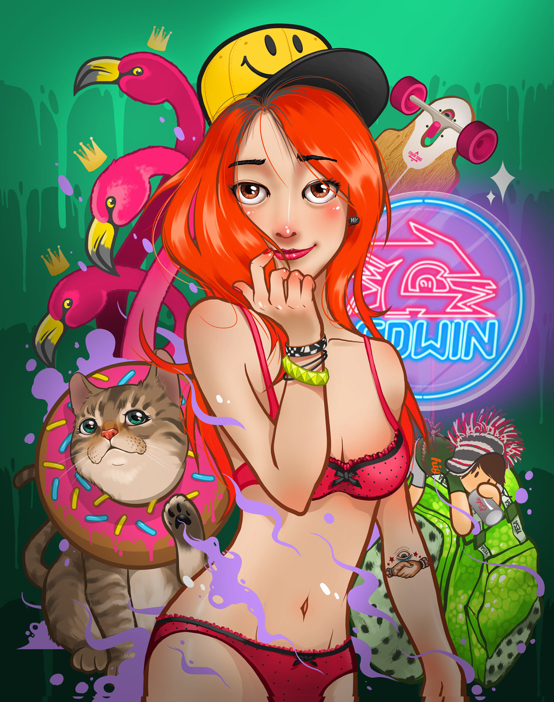 portrait illustration of V (2013)