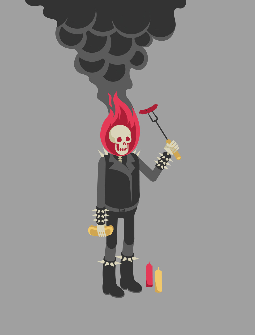 Ghost Rider BBQ - Illustration (2014)