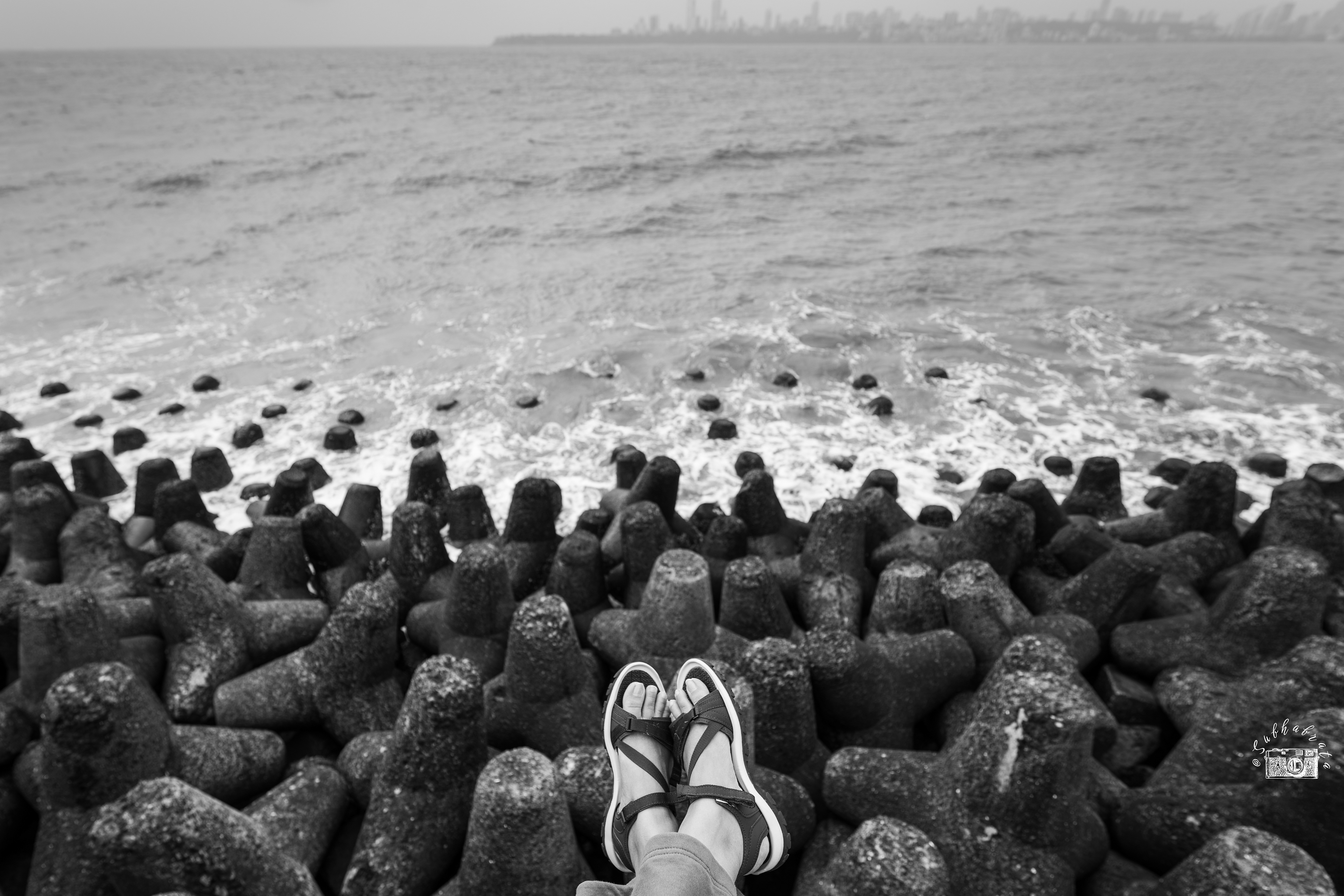 Urban Horizons: Sunset at Marine Drive.