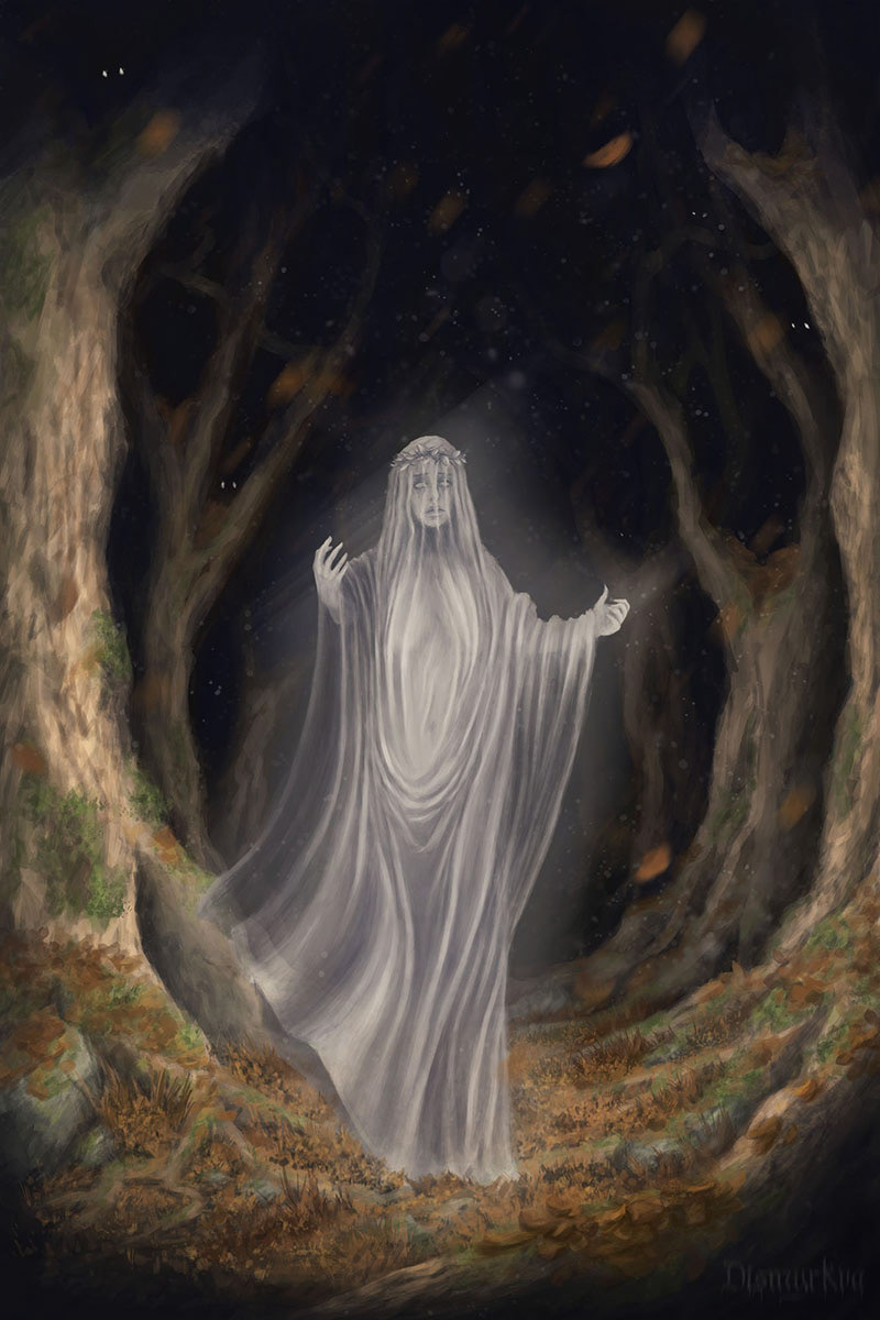 LA DAME BLANCHE - LADY IN WHITE