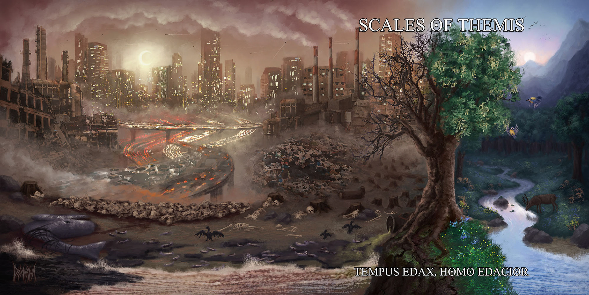 SCALES OF THEMIS - TEMPUS EDAX HOMO EDACIOR - Album cover