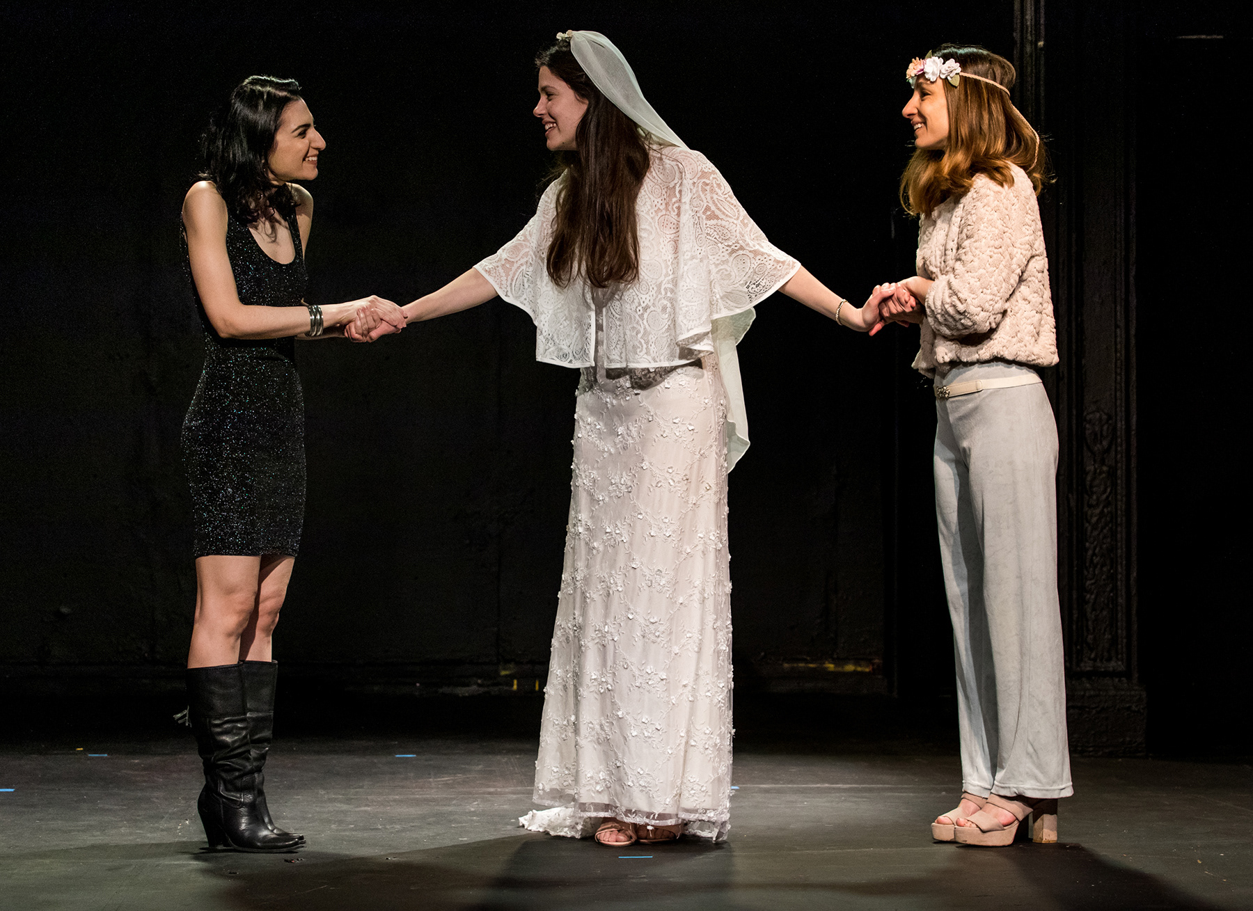 Performing in "Best Friends" at Rattlestick Theater