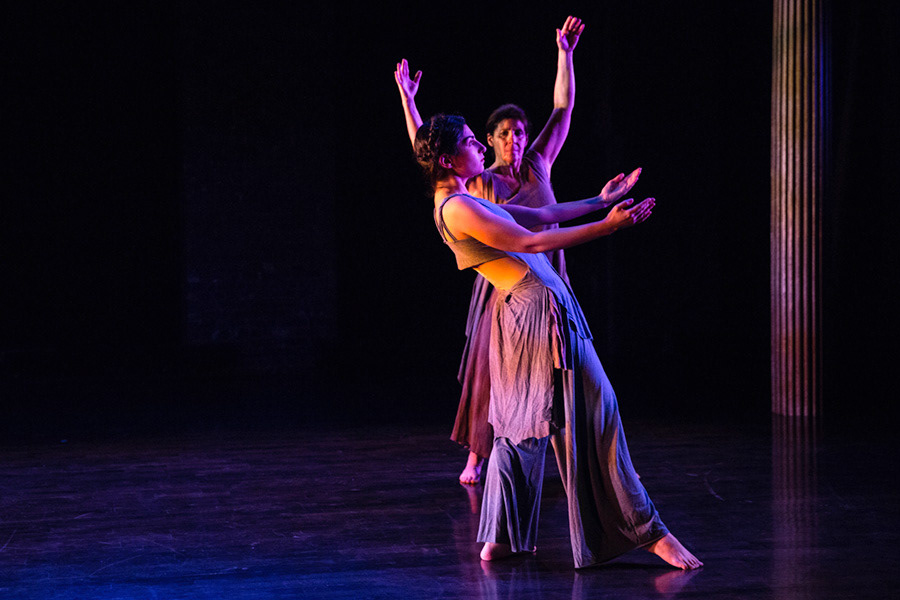 In the dance piece "Signs of Invisible Life"