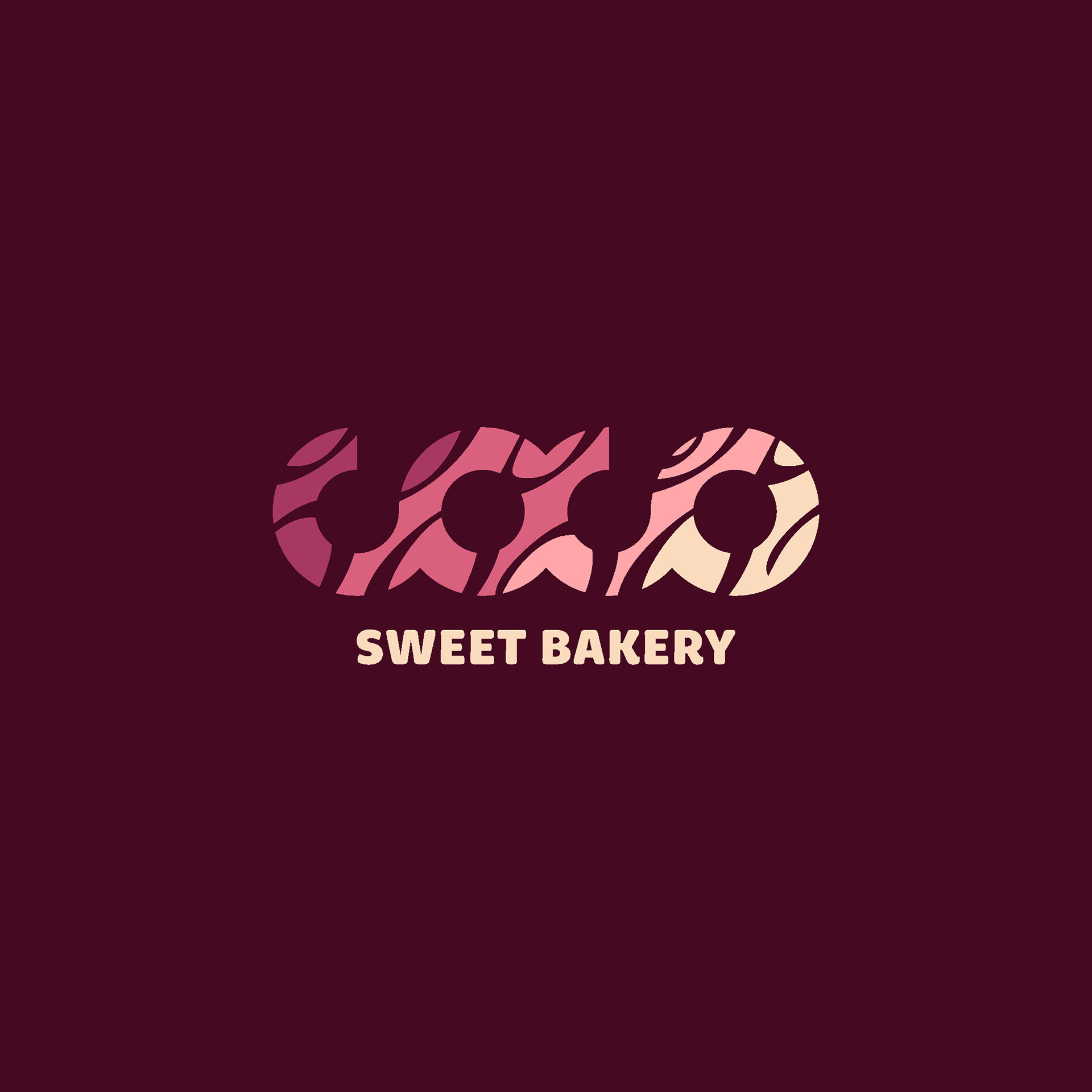 Logo on dark background