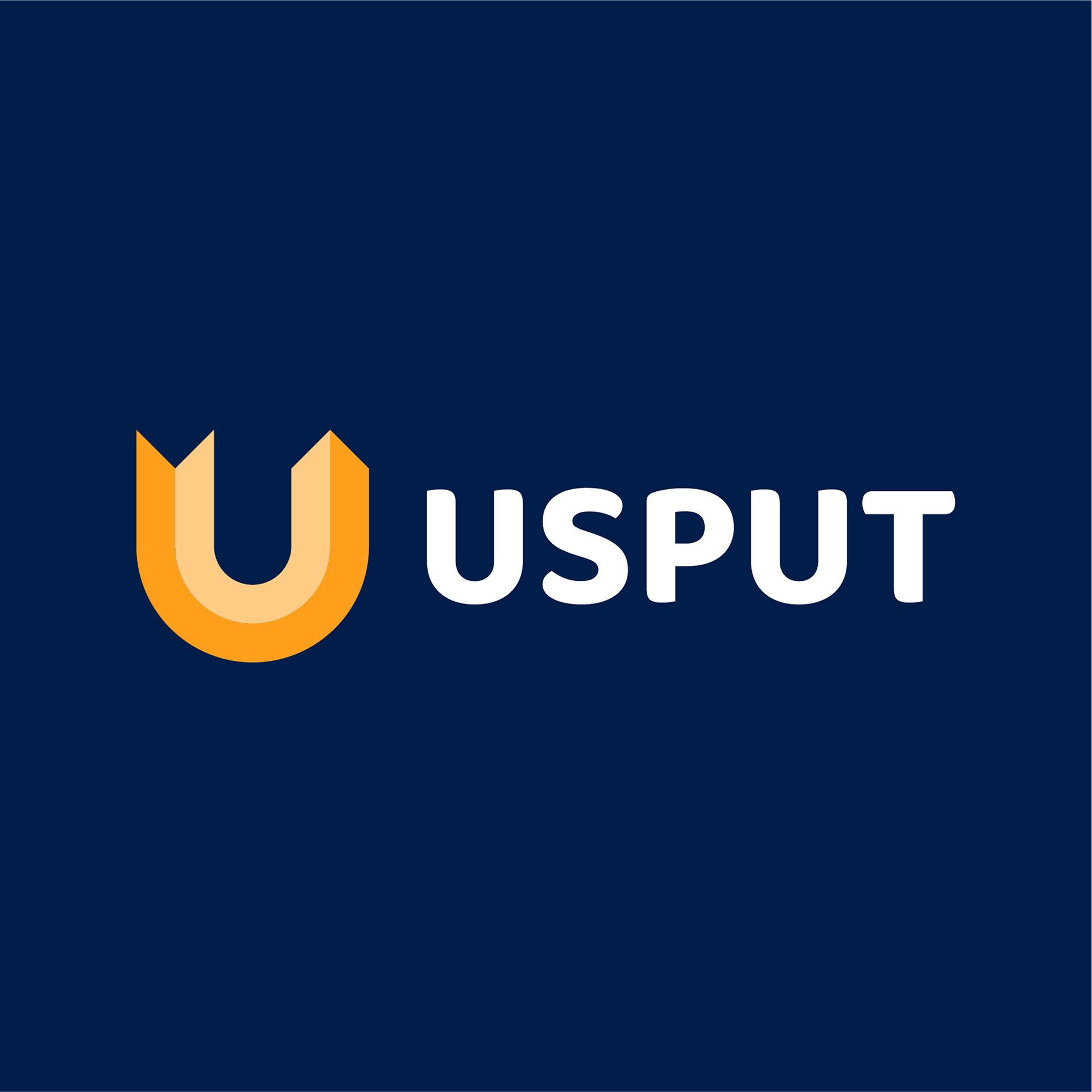 Primary logo on dark background