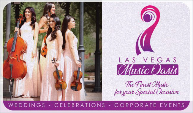 Las Vegas Music Oasis - Business card - BACK