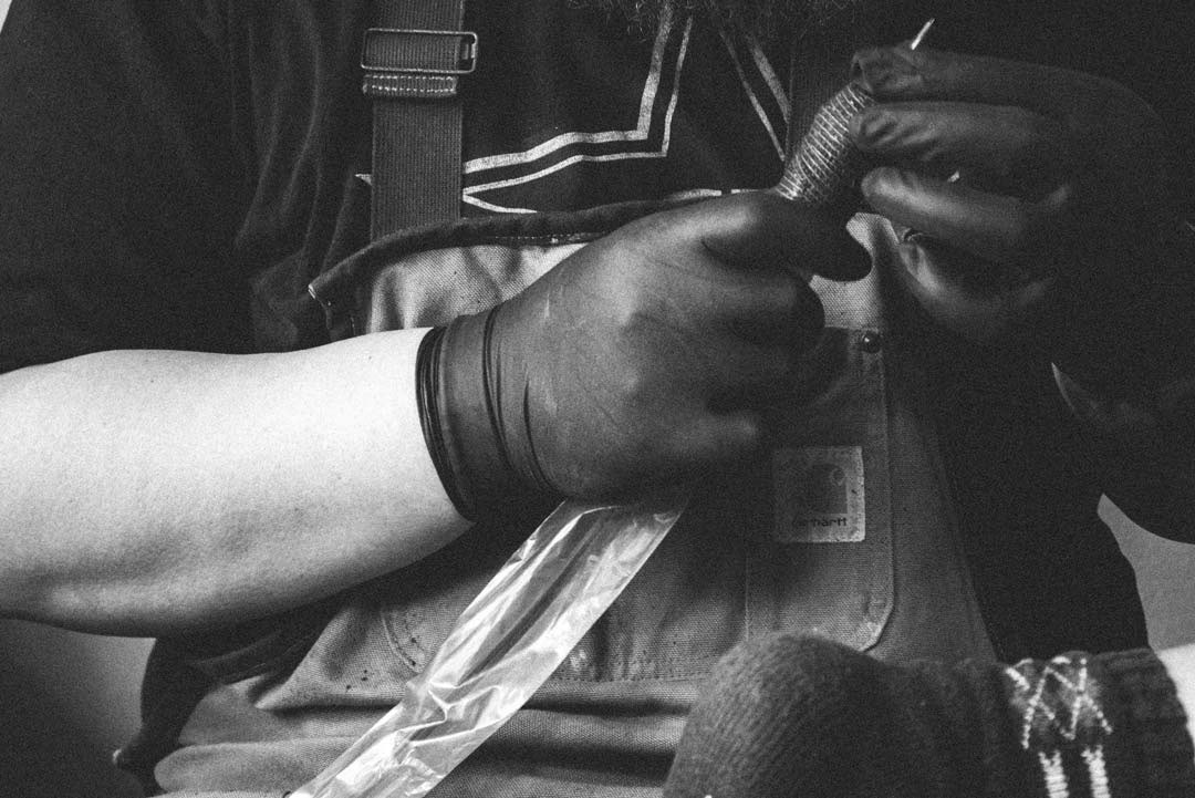 Tattoo, design, illustration, bike, franken, fotograf, sw, tattowierer