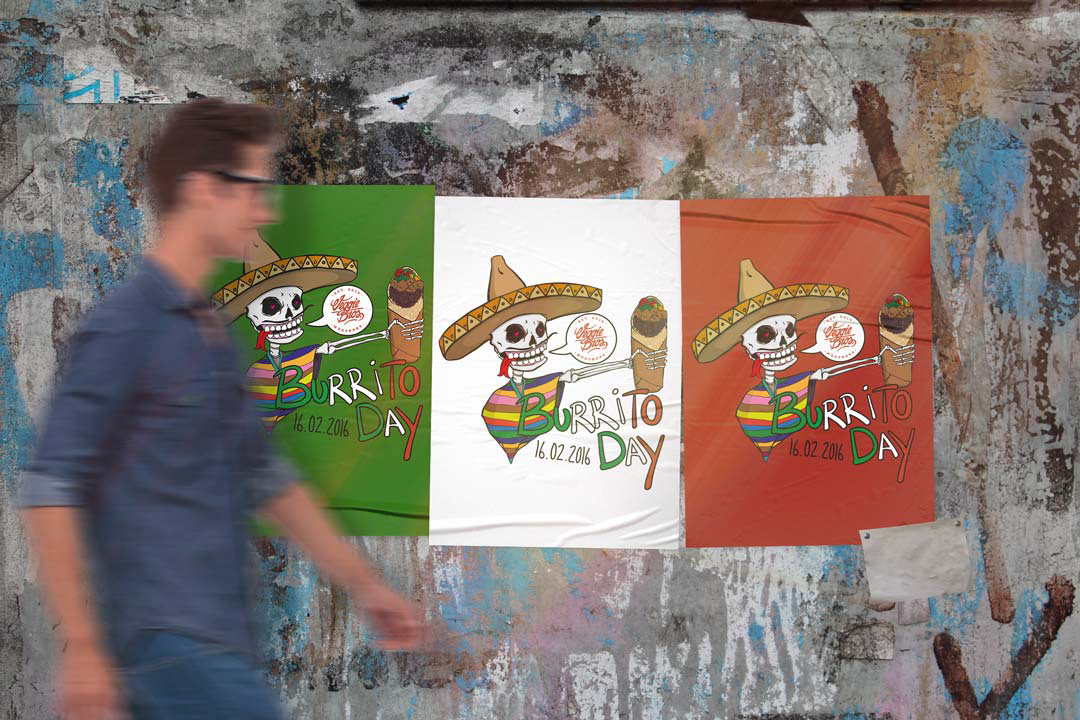 Illustration, veggie, bros, wuerzburg, illustrator, volkach, franken, animation, skelett, herzen, poster, mockup