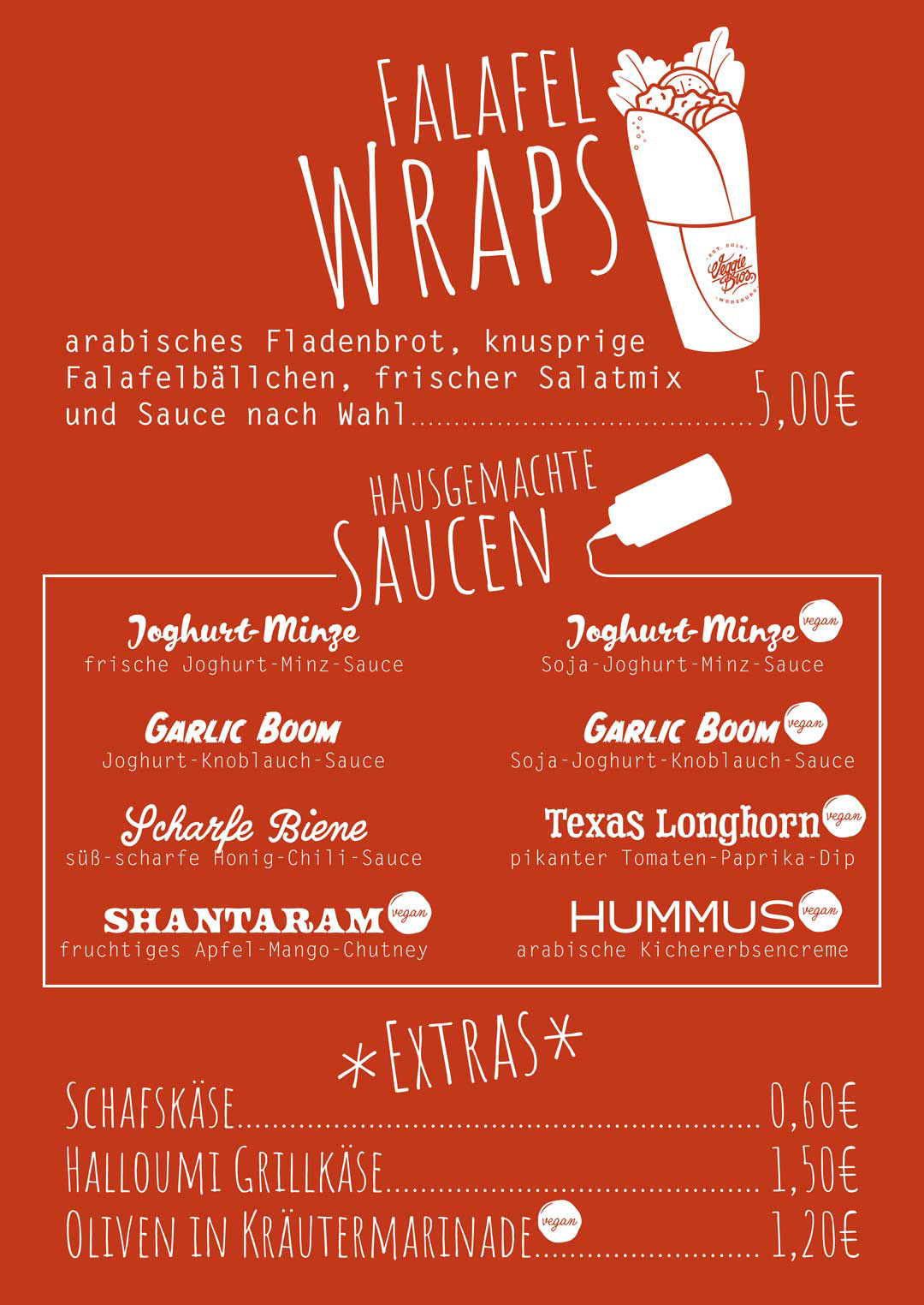 grafikdesign, speiskarte, illustrator, plakat, wuerzburg, veggie bros
