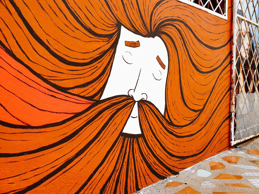 mural, wandmalerei, streetart, design, nicaragua, friseur, fotografie, franken, volkach, wuerzburg, nah