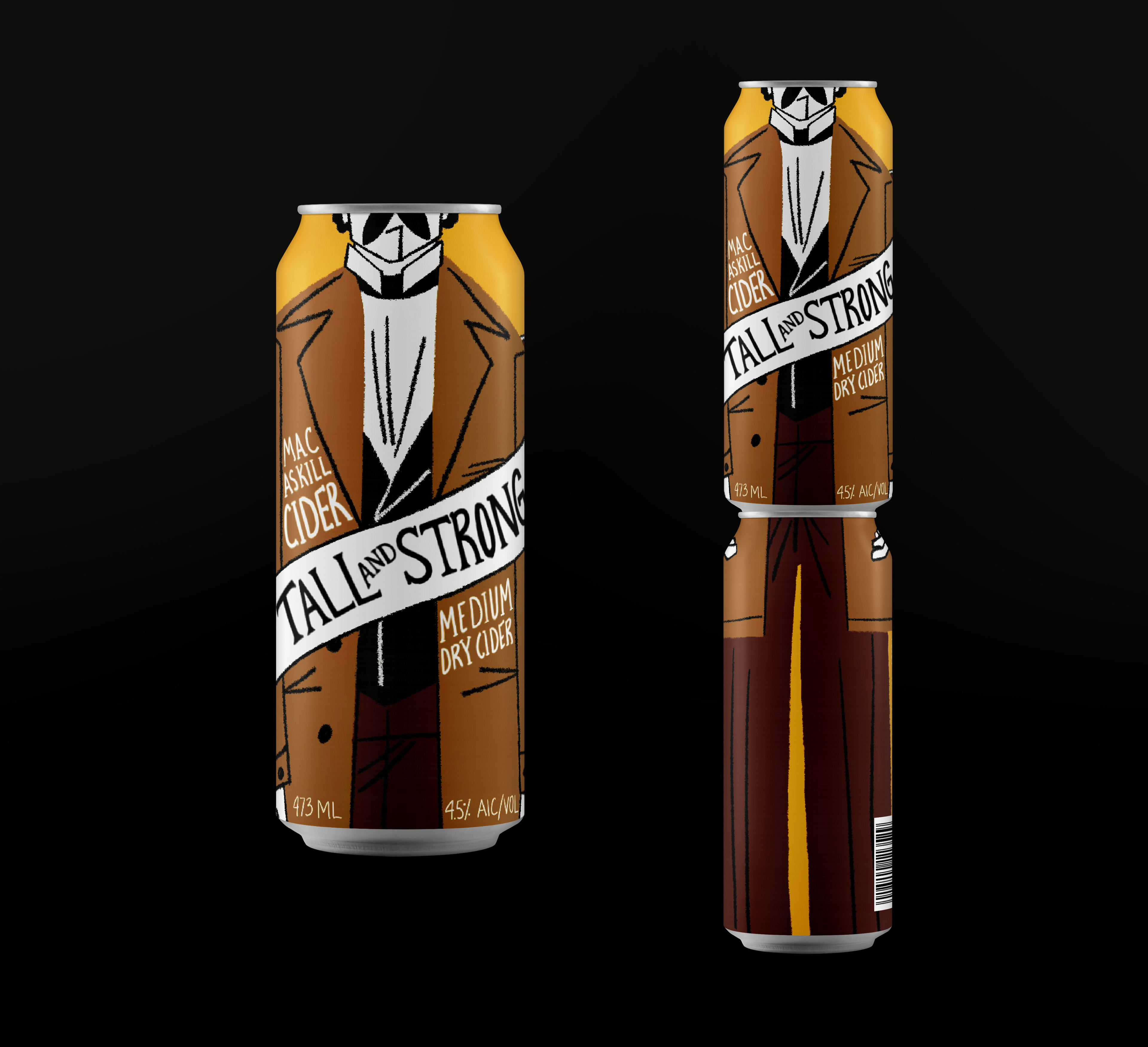 School Work: Cider Can Illustration