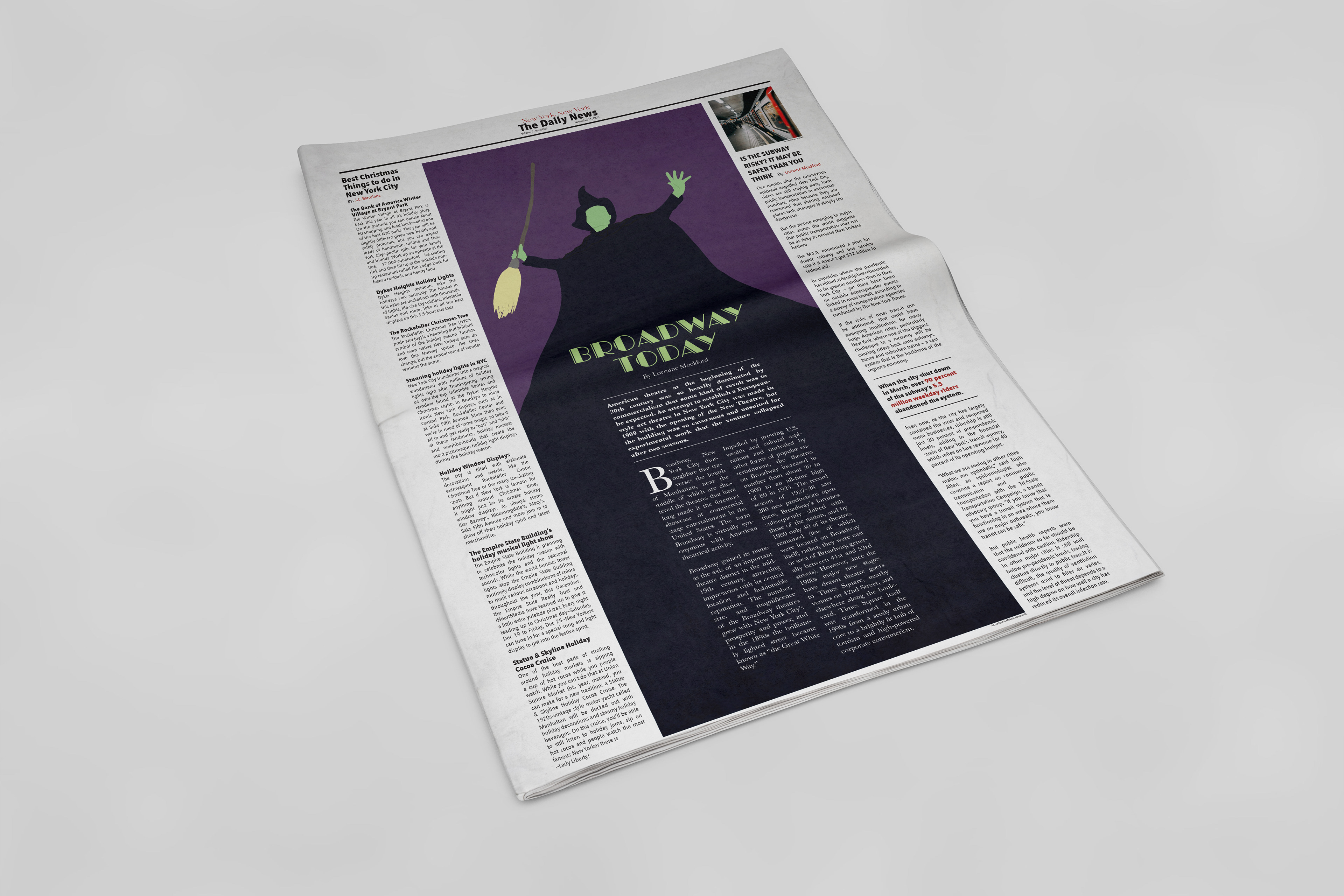 School Work: Illustration & layout design