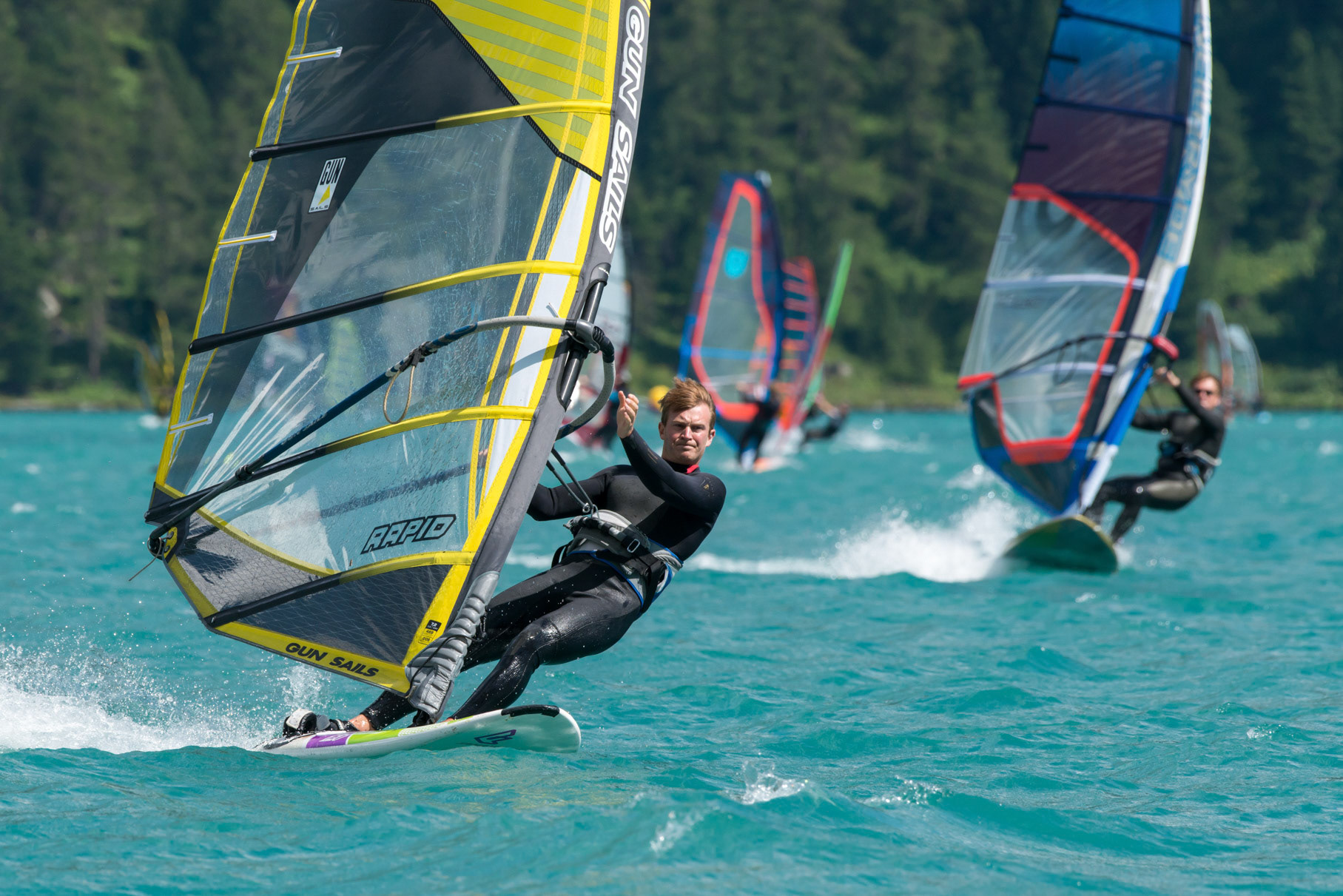 Windsurfing Silvaplana