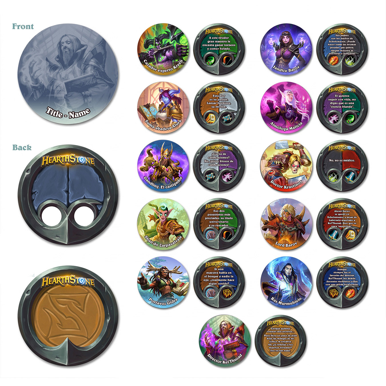 Hearthstone: Scholomance Academy Pogs