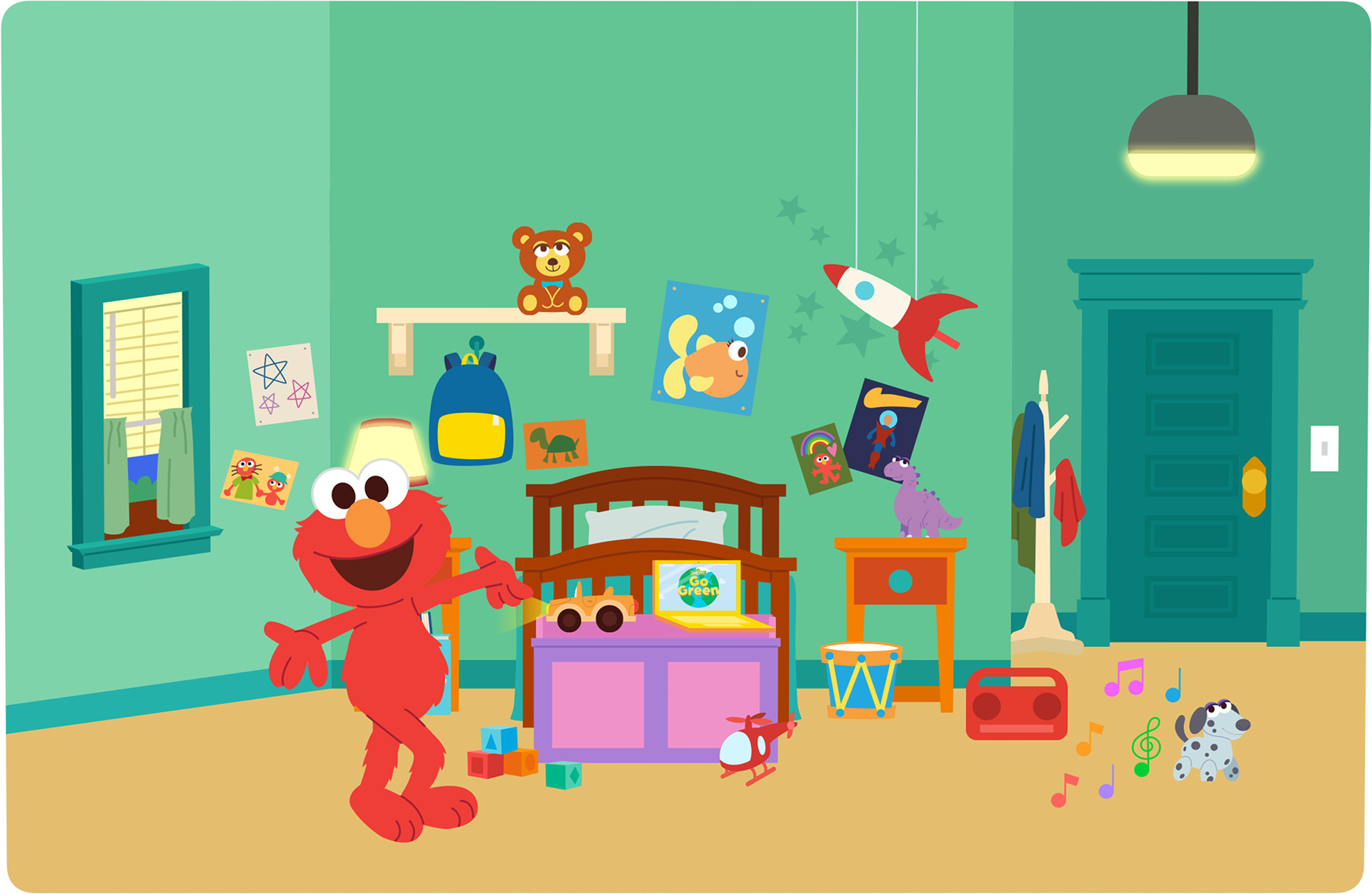 Lights Out - Elmo's Bedroom