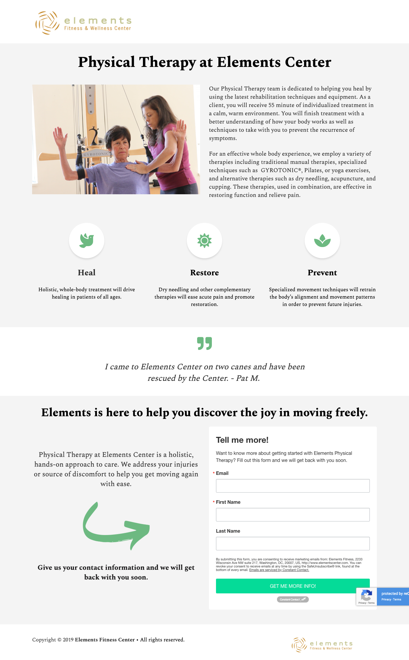 Landing Page - Design/Content Creation