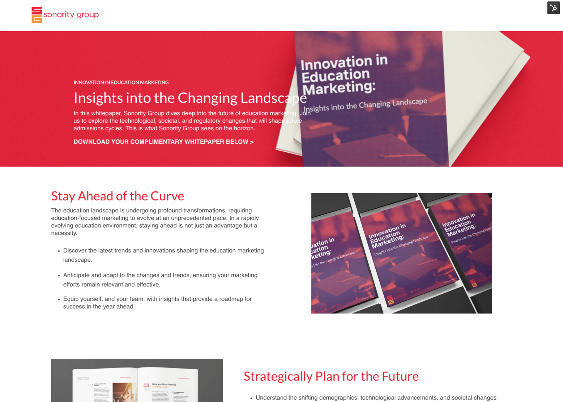 Website Landing Page - Design/Content Creation