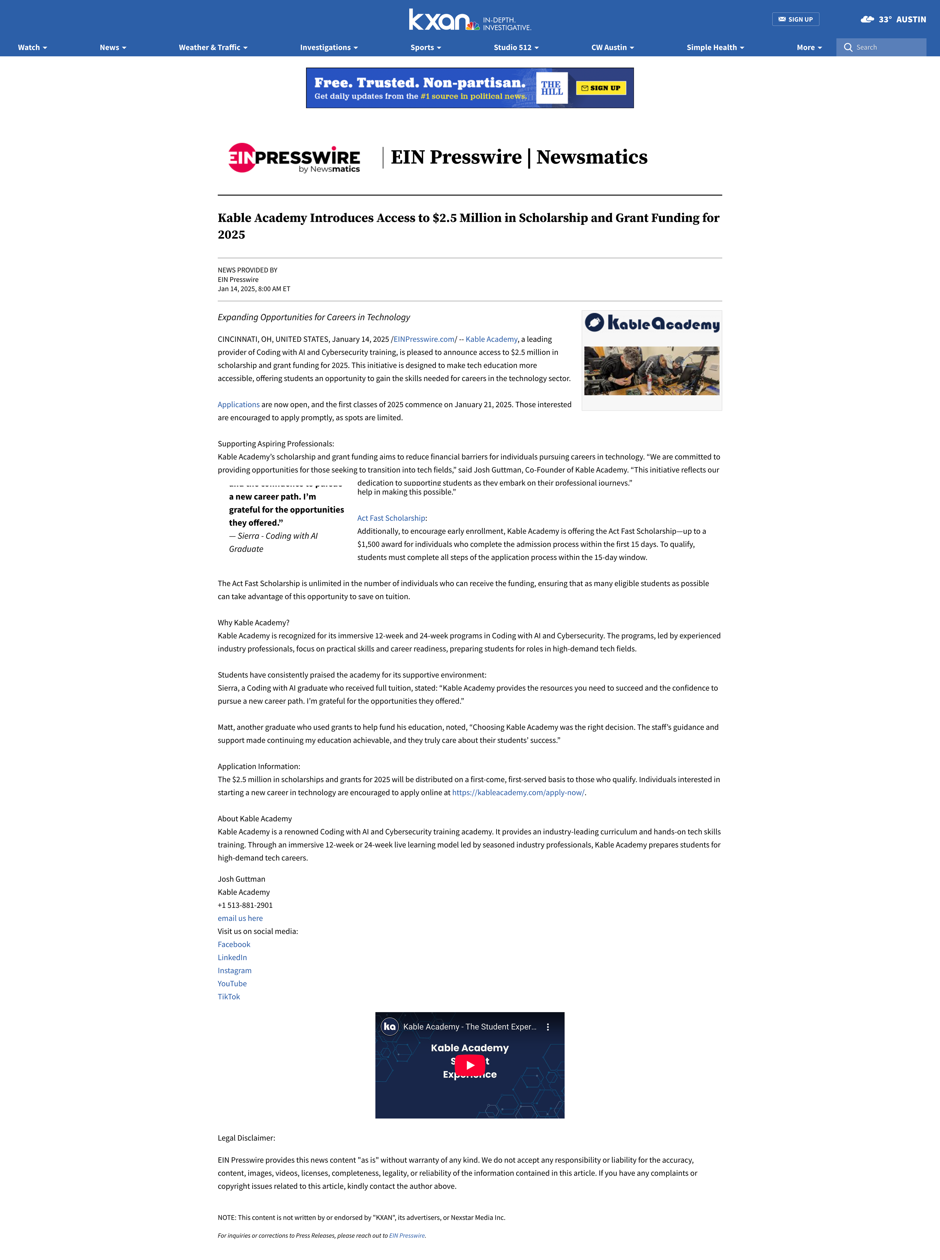 Press Release - Content