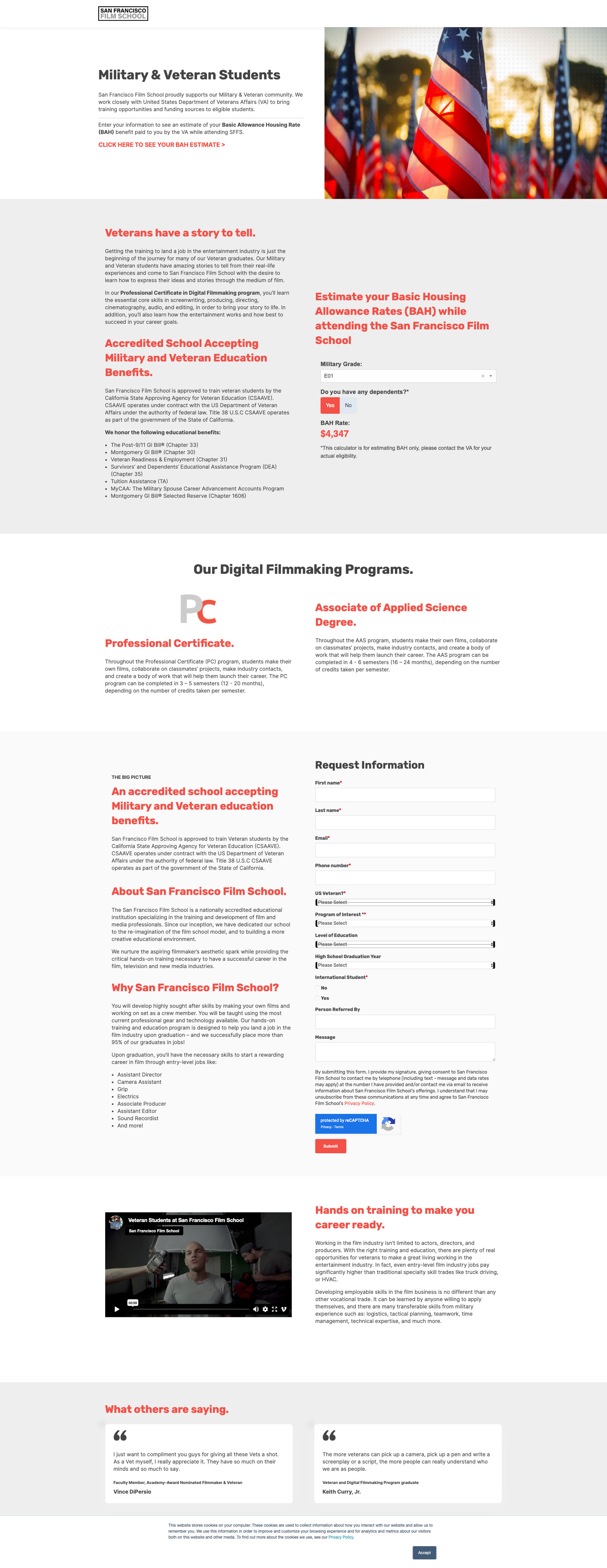 Landing Page - Design/Content Creation