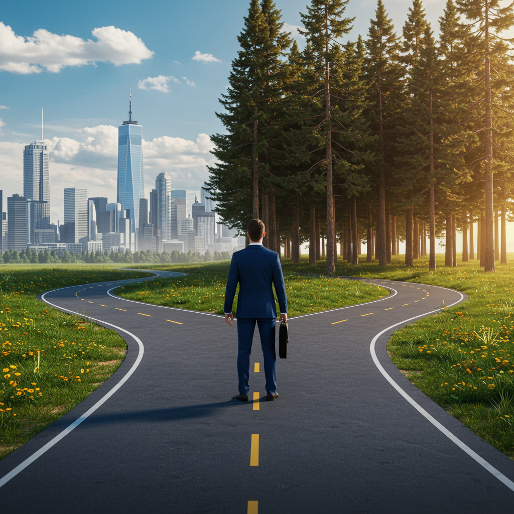 split road