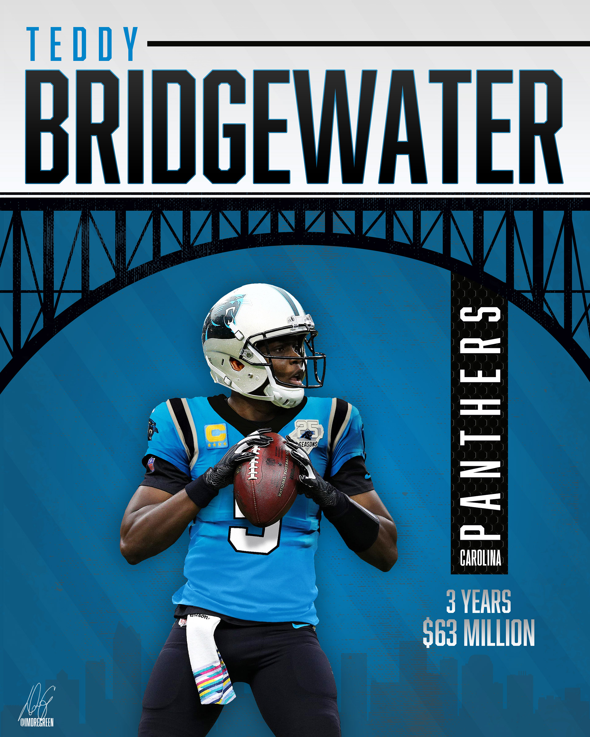 Teddy Bridgewater Jersey Swap