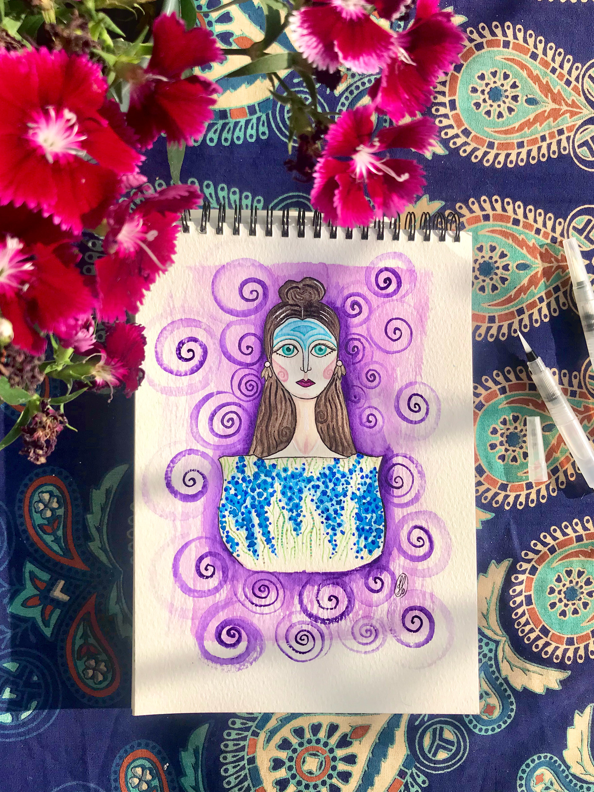 Illustration inspired by: RodarteCouture