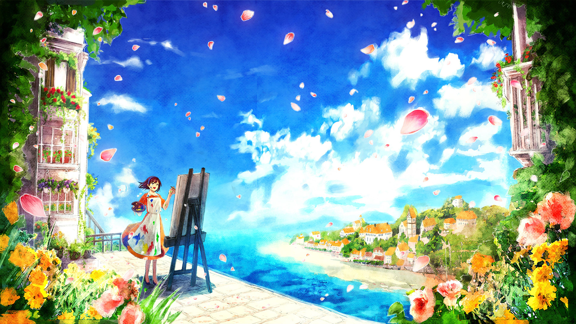 オリジナル楽曲「Colorful Palette」動画イラスト