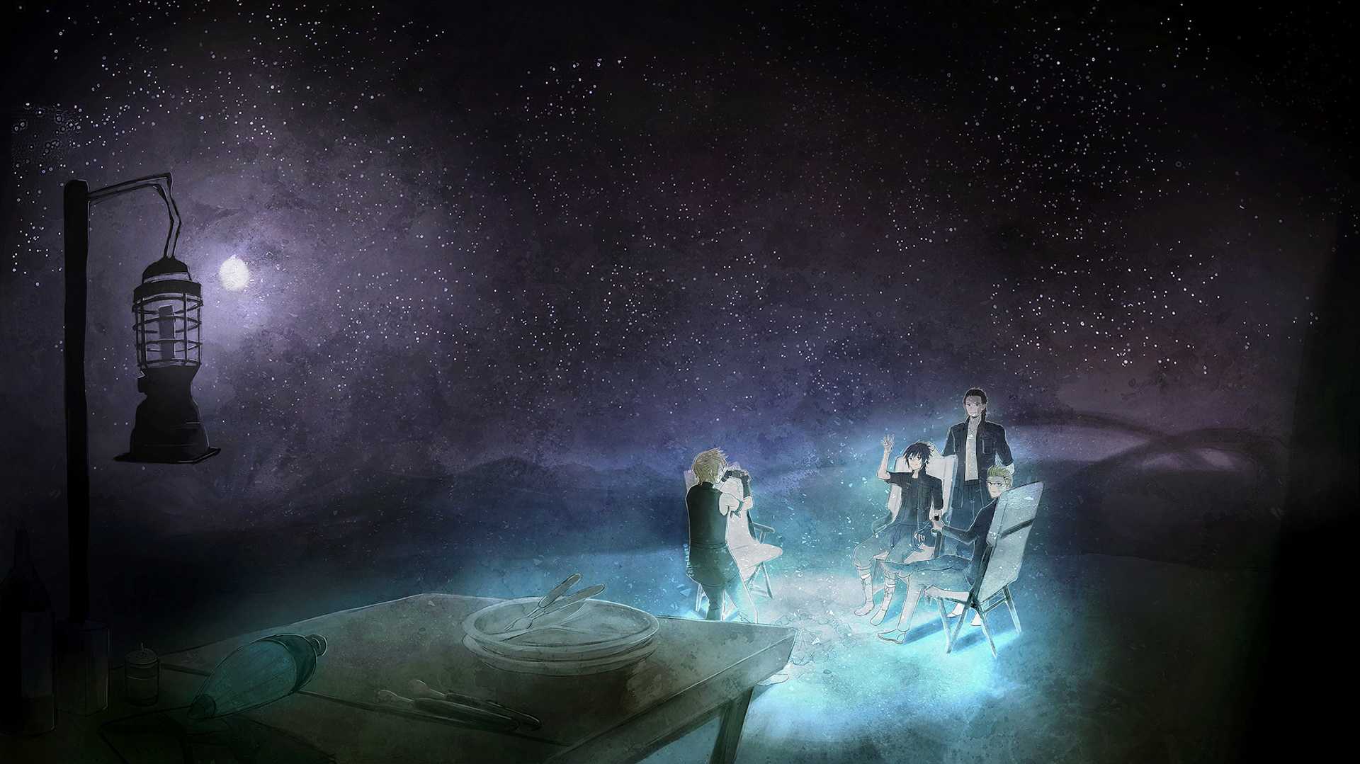 FF15『Somnus』ピアノカバー&アレンジ動画イラスト