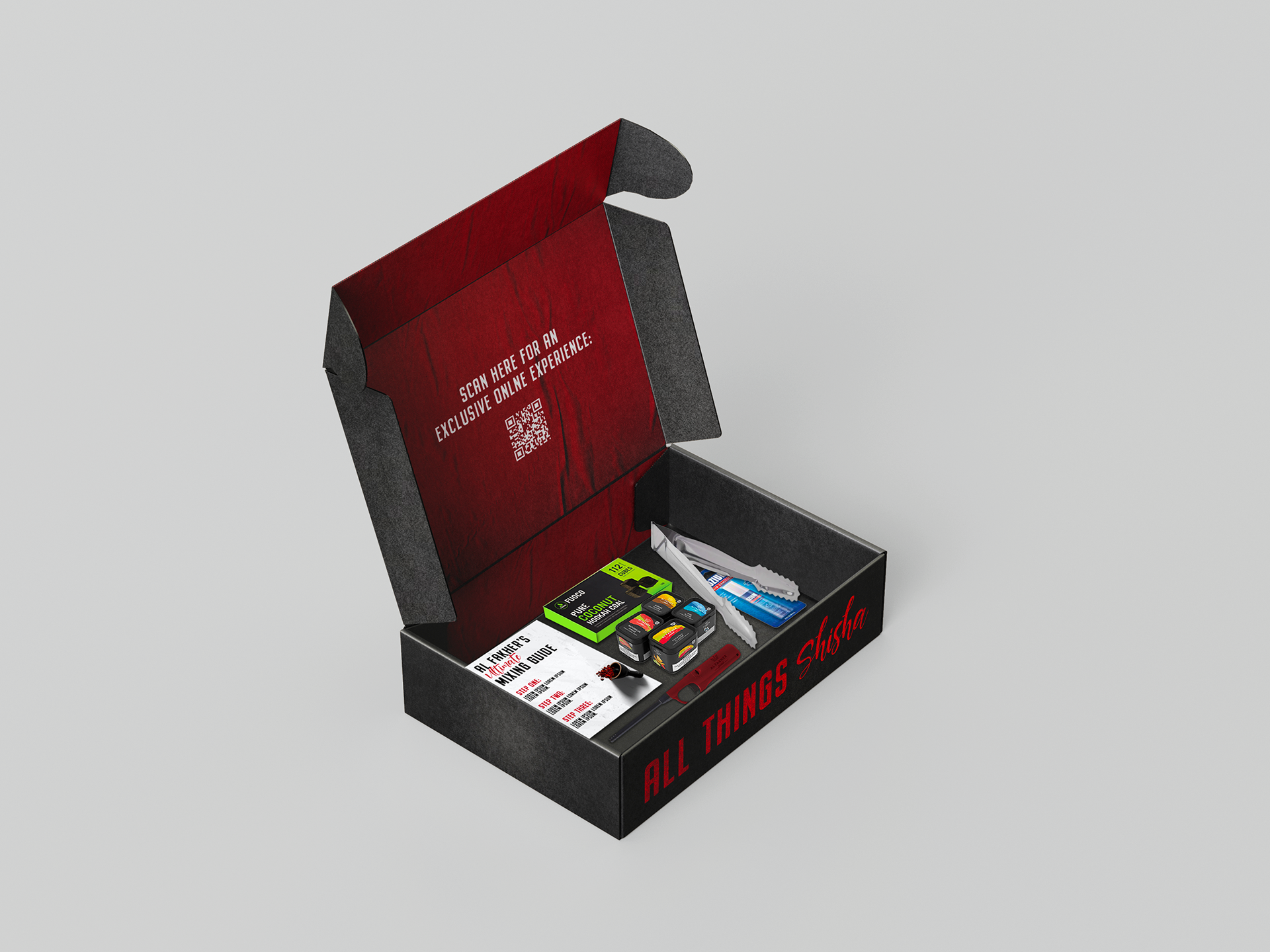 Al Fakher Shisha Subscription Box Open