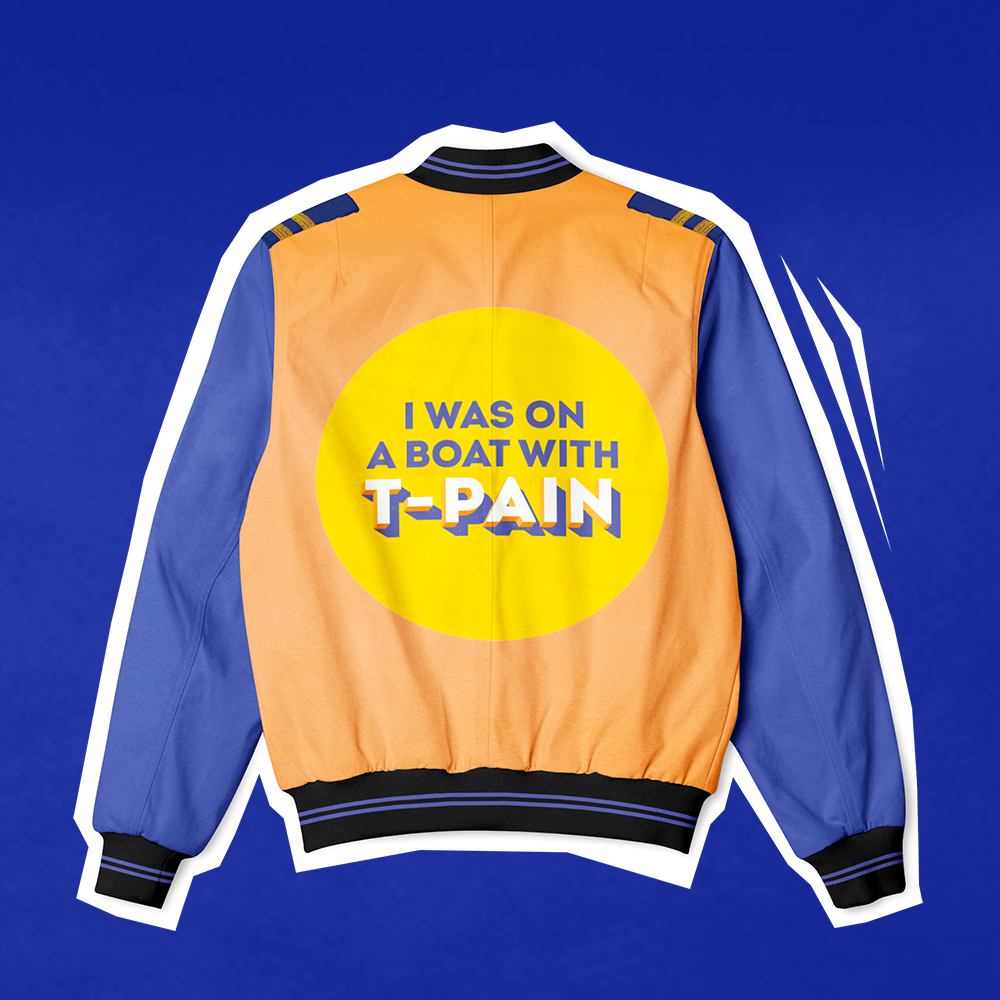 Grand Prize Item: Customized T-Pain Bomber Jacket