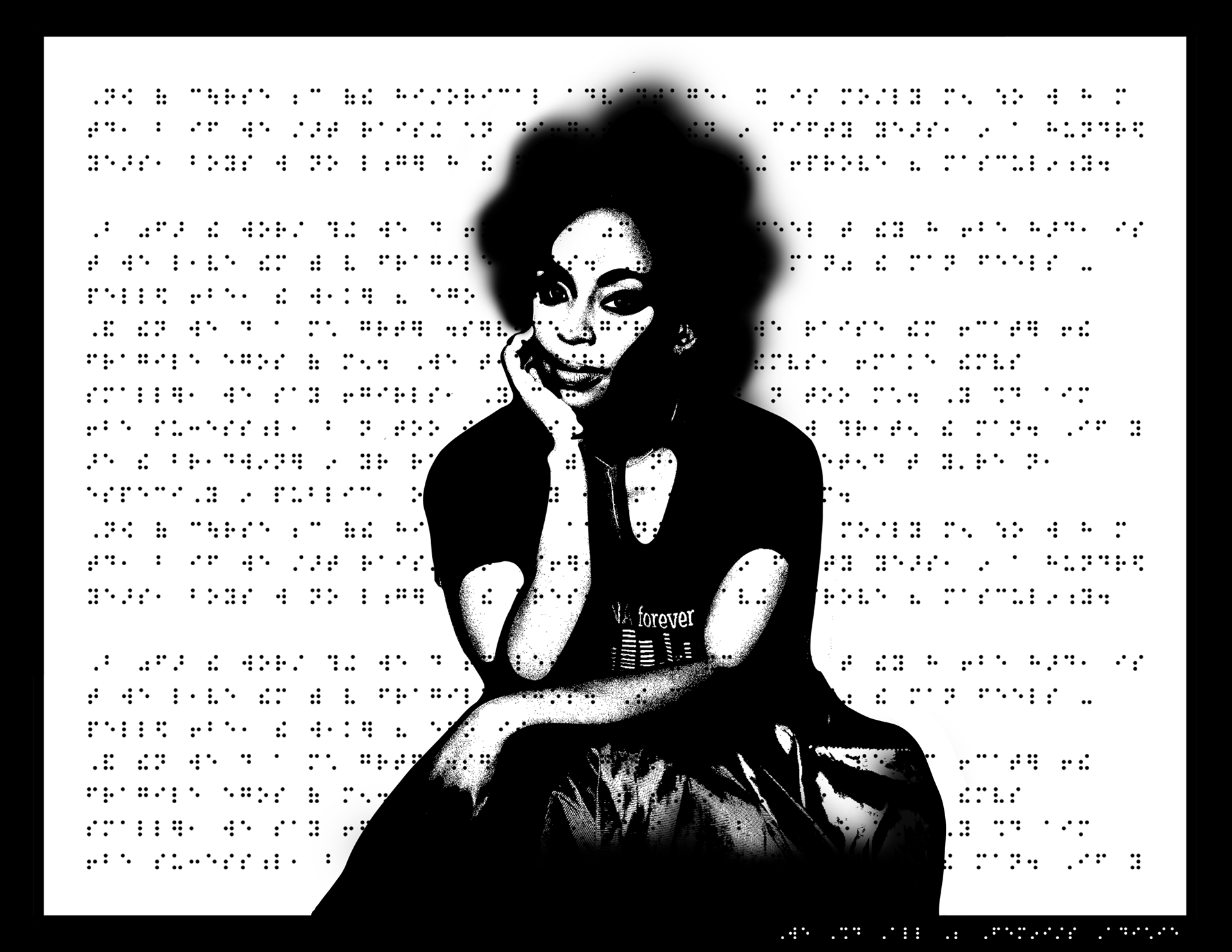 "Of Adichie" Oct 2025 30x40"