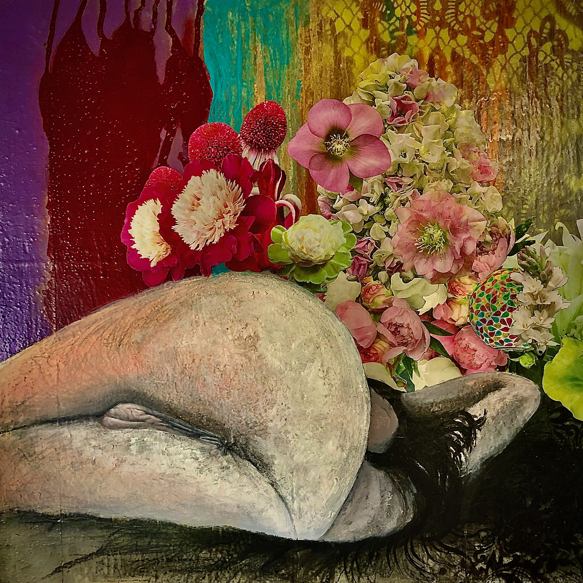Reclining in the Flowers