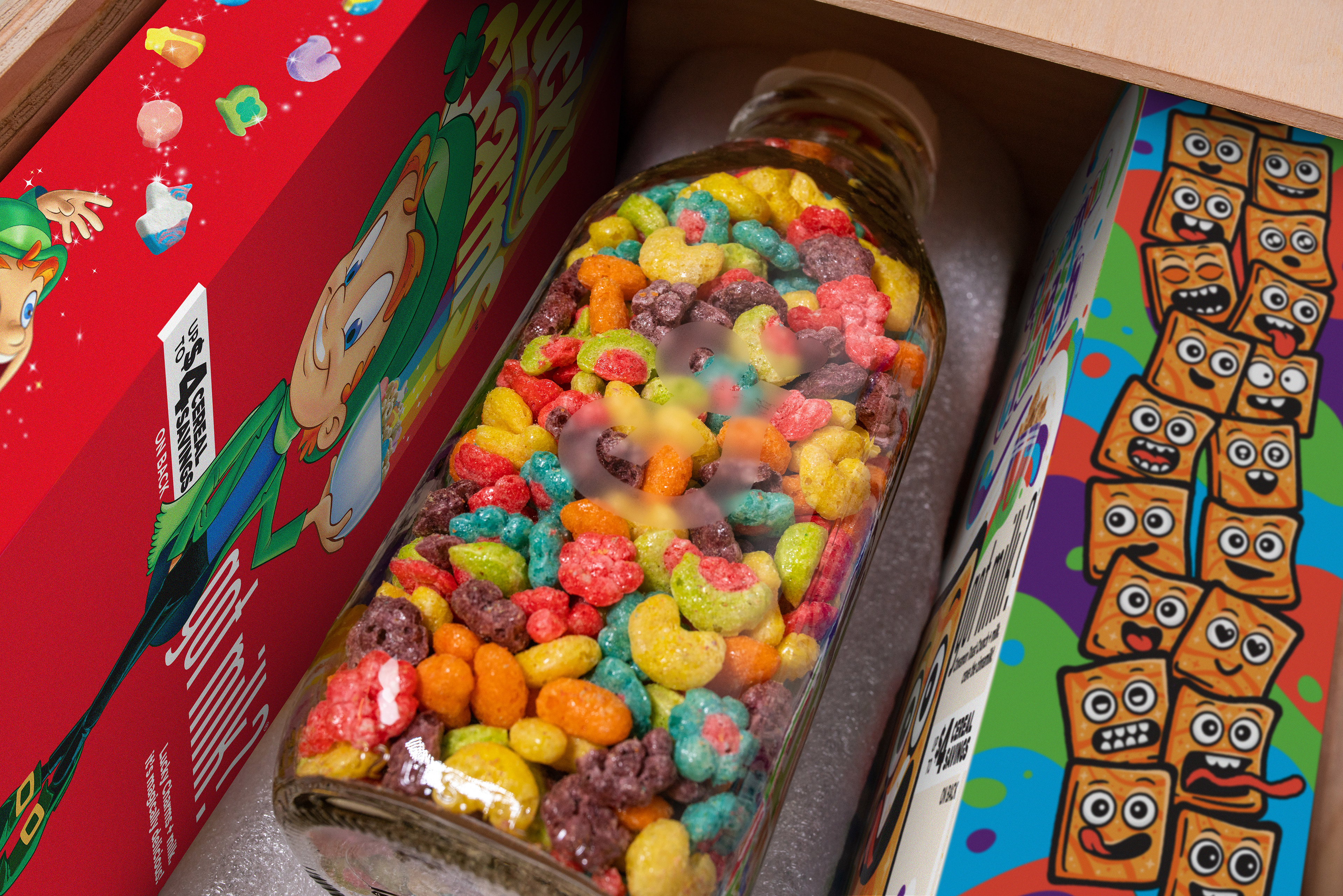 influencer marketing, influencer campaign, seeding kit, influencer seeding moment, general mills, gm, got milk, delivery, cereal, gm, LA, tiktok, big g, vintage, custom van, custom vehicle, delivery vehicle,